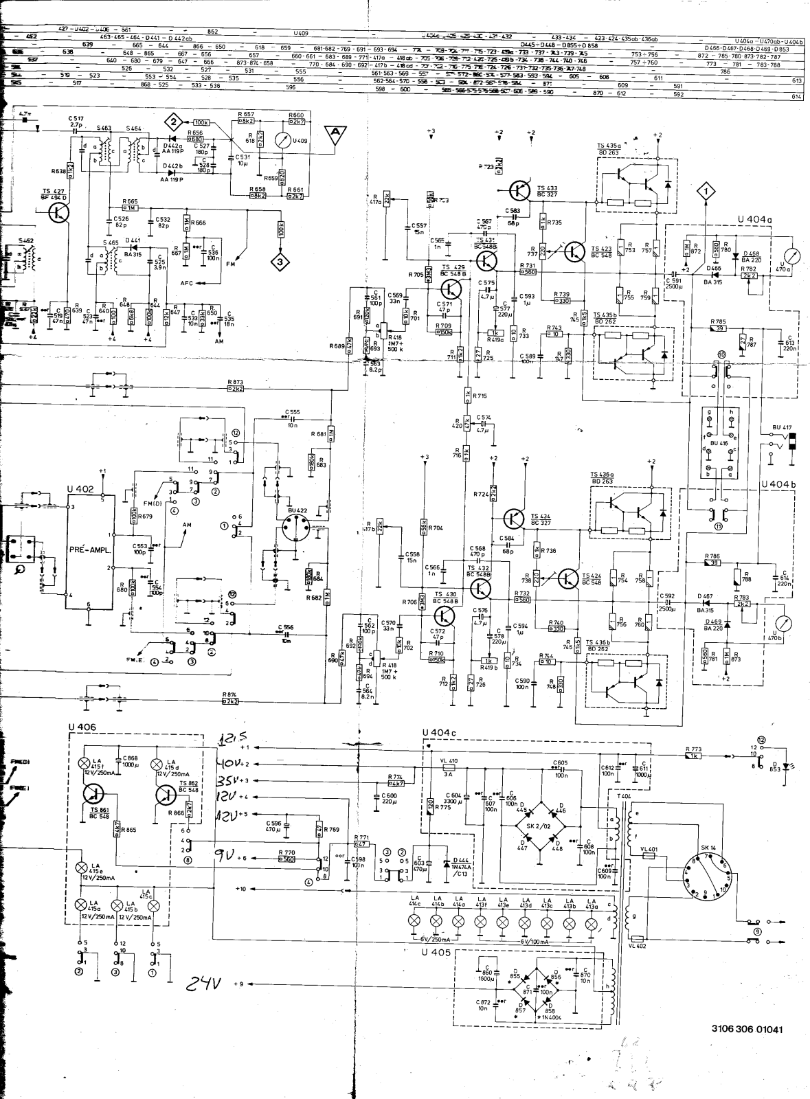 Philips AH-997 Schematic