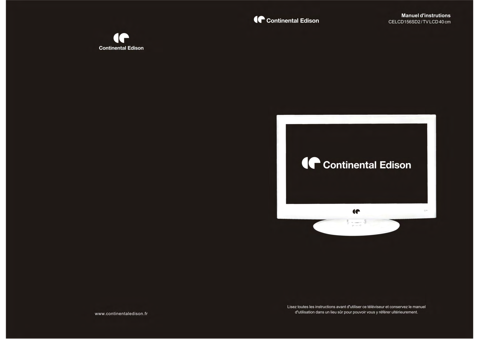 CONTINENTAL EDISON CELCD156SD2 User Manual