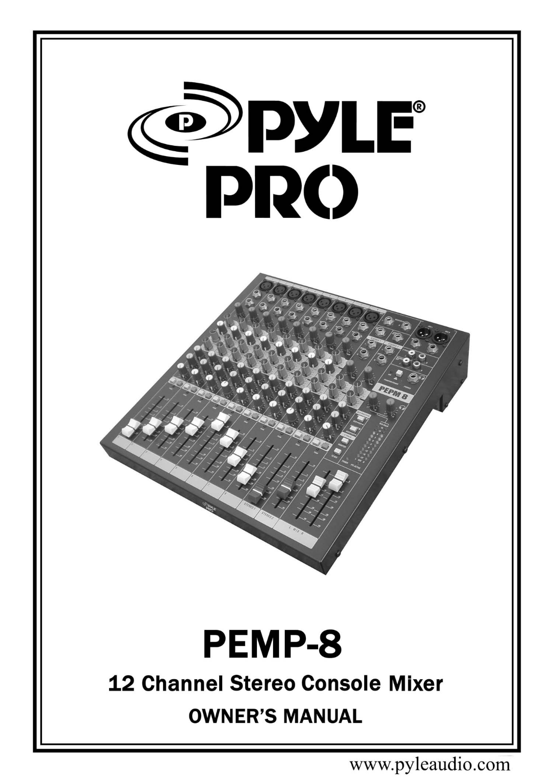 PYLE Audio PEMP-8 User Manual