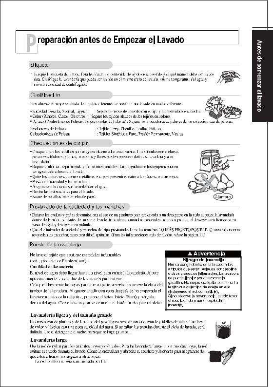 LG WF-6871TPP, WF-7872TTM Owner's manual