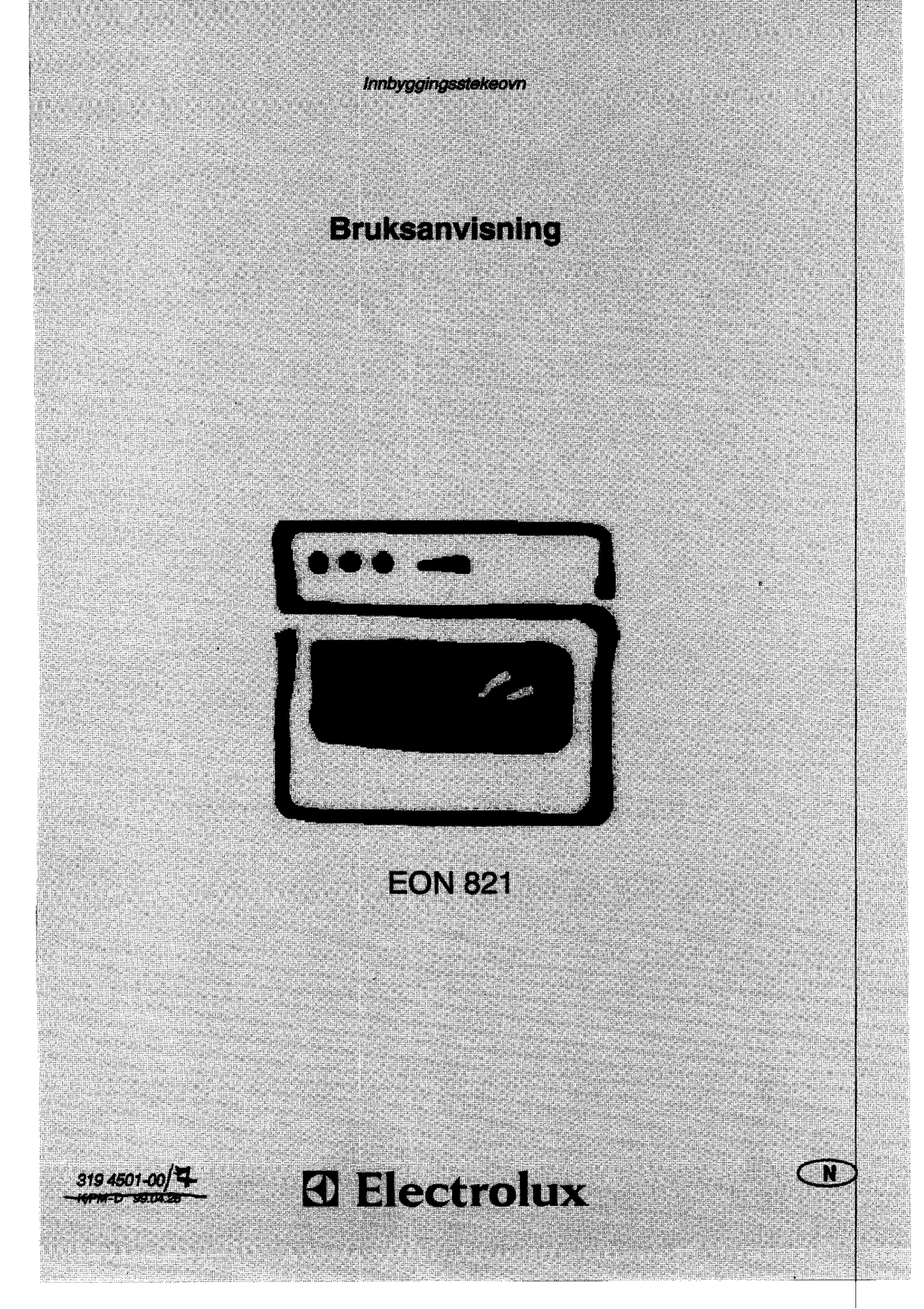 AEG EON821W User Manual