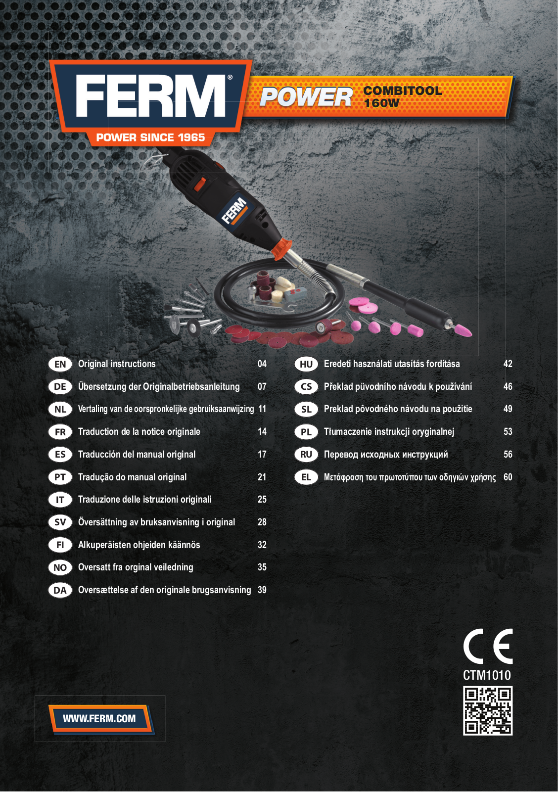 Ferm CTM1010 User guide