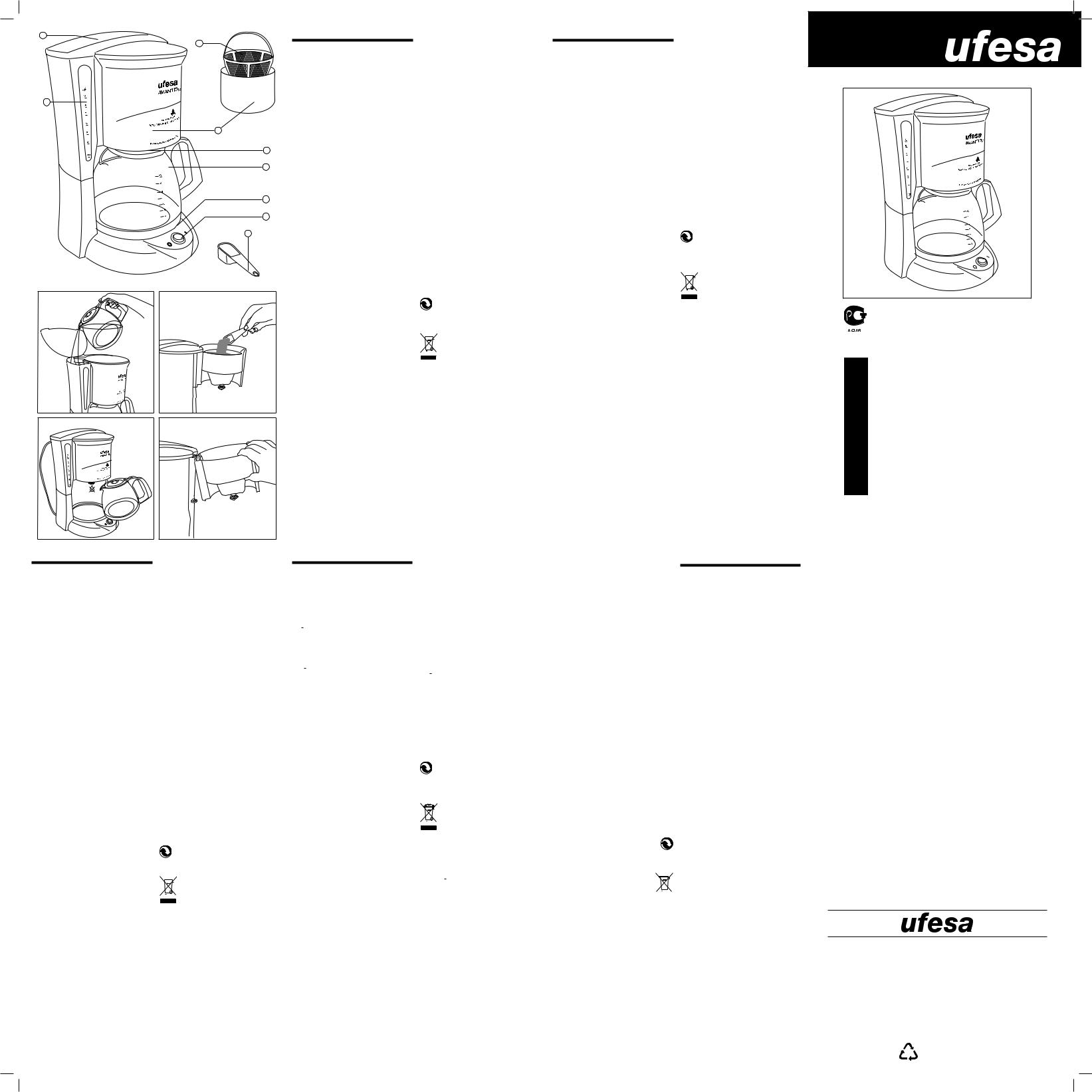 Ufesa CG7230CC User Manual