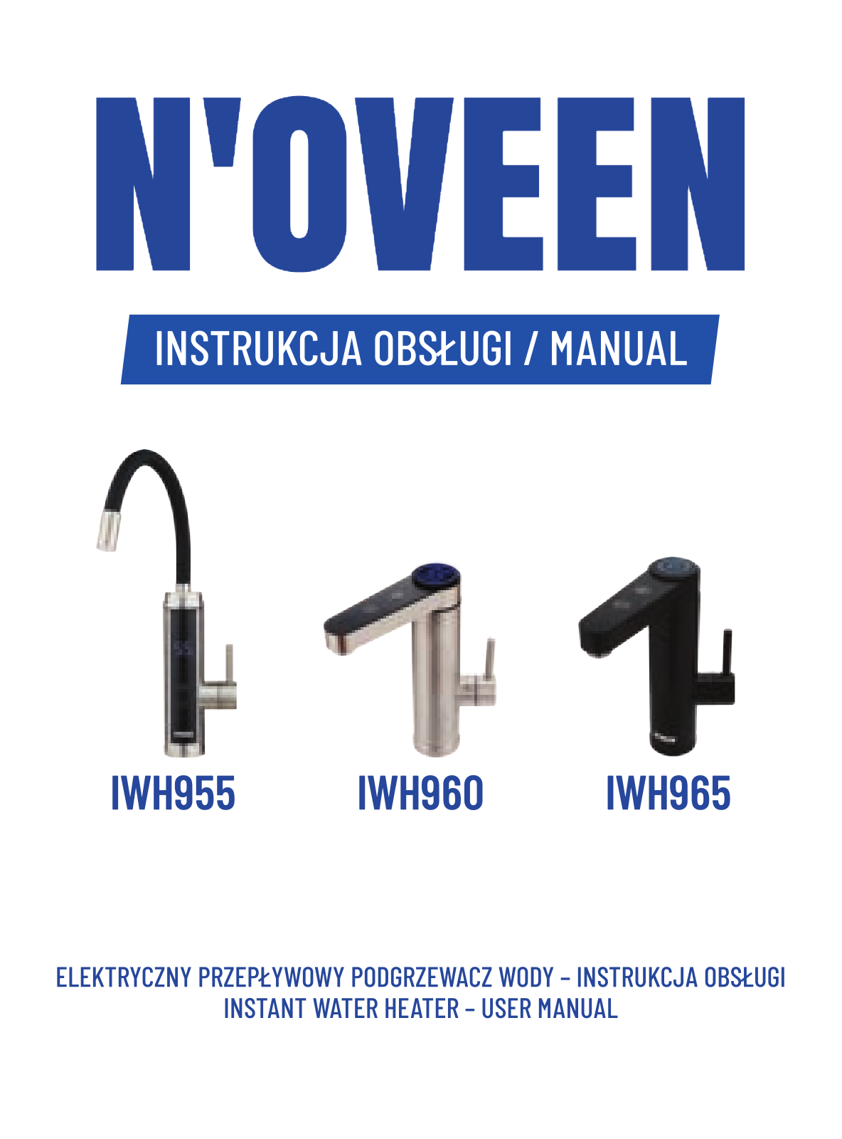 Noveen IWH955, IWH960, IWH965 User guide - ManualMachine.com