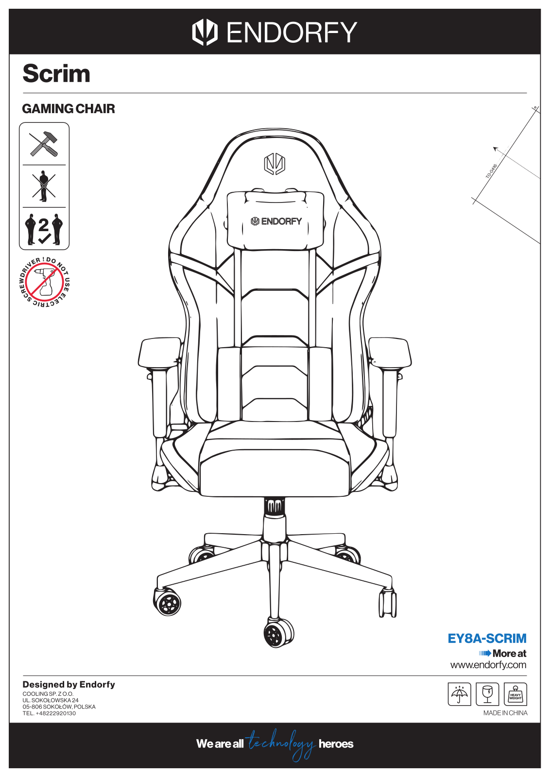 ENDORFY Scrim, EY8A-SCRlM User guide - ManualMachine.com