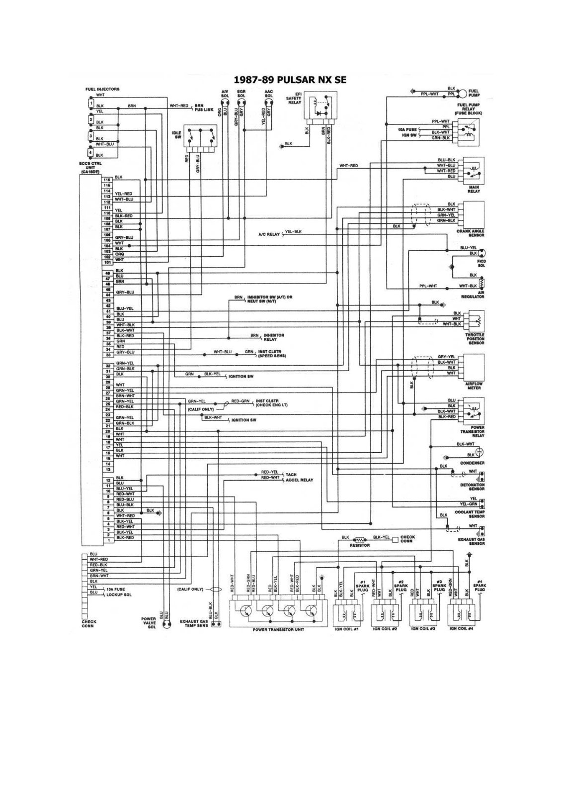 Nissan ESQNIS30 Diagram