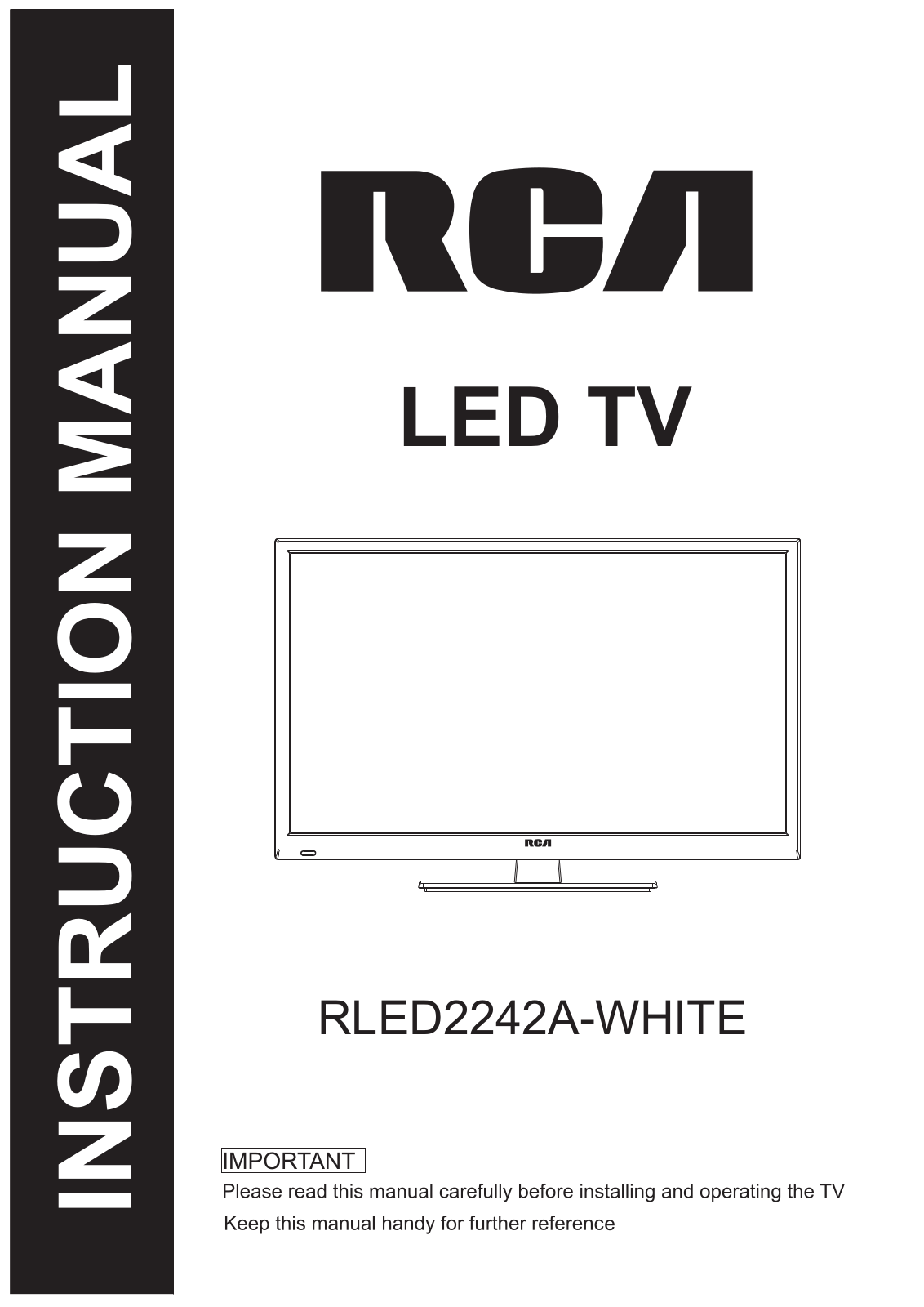 RCA RLED2242A User Manual