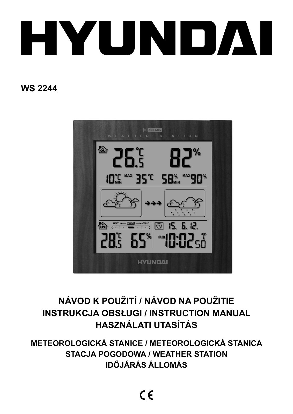 Hyundai WS 2244, WS 2244 B User Manual