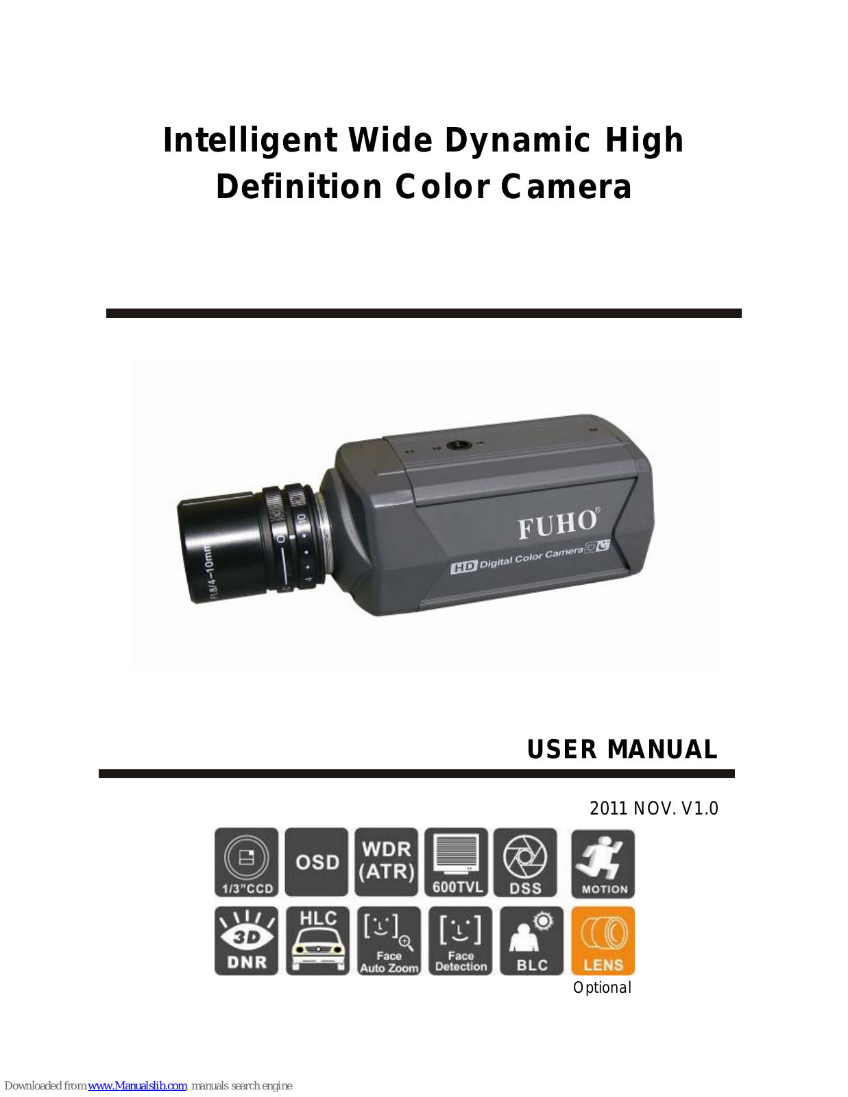 Fuho Color, Color Camera Camera User Manual