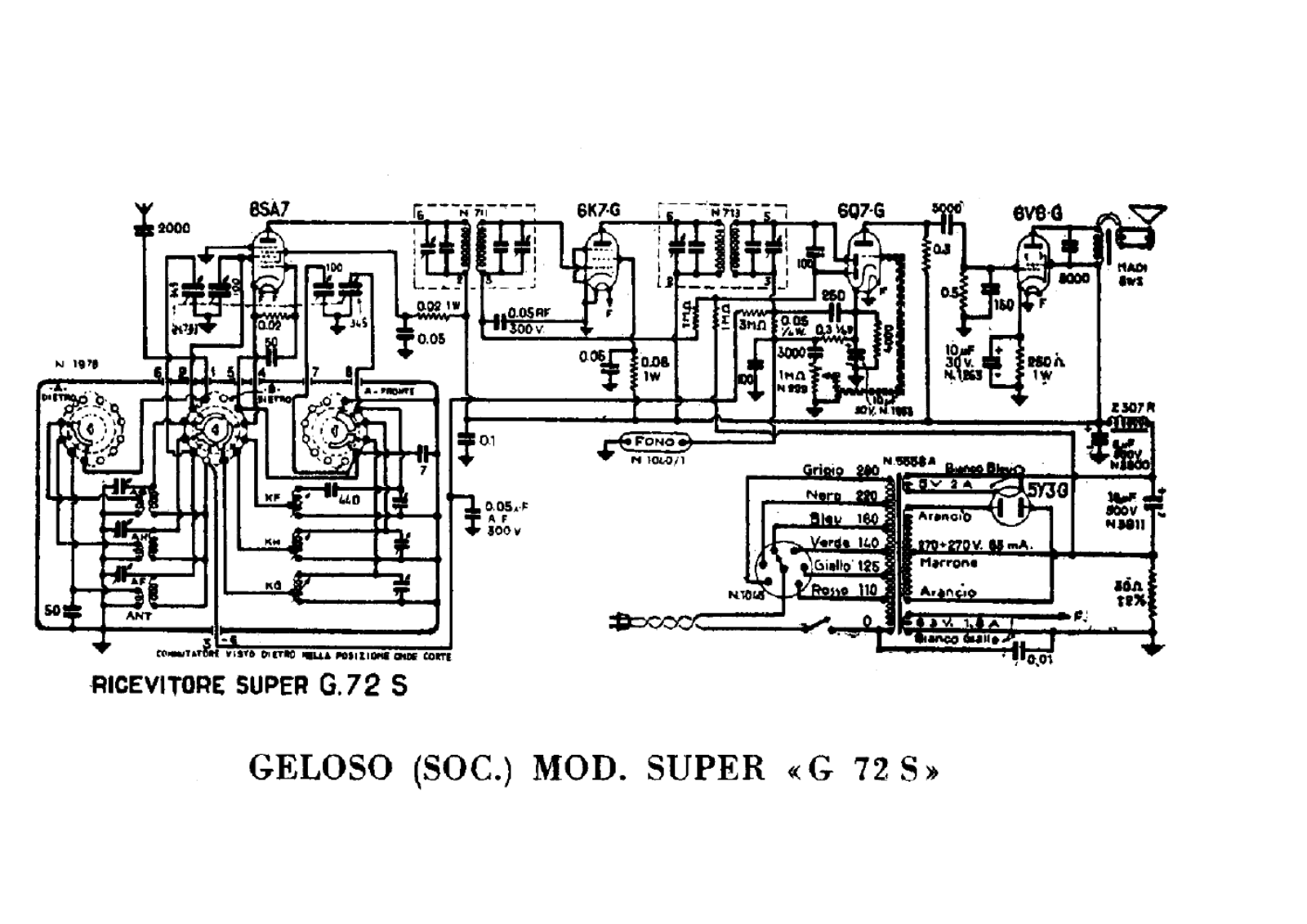 Geloso g72s schematic