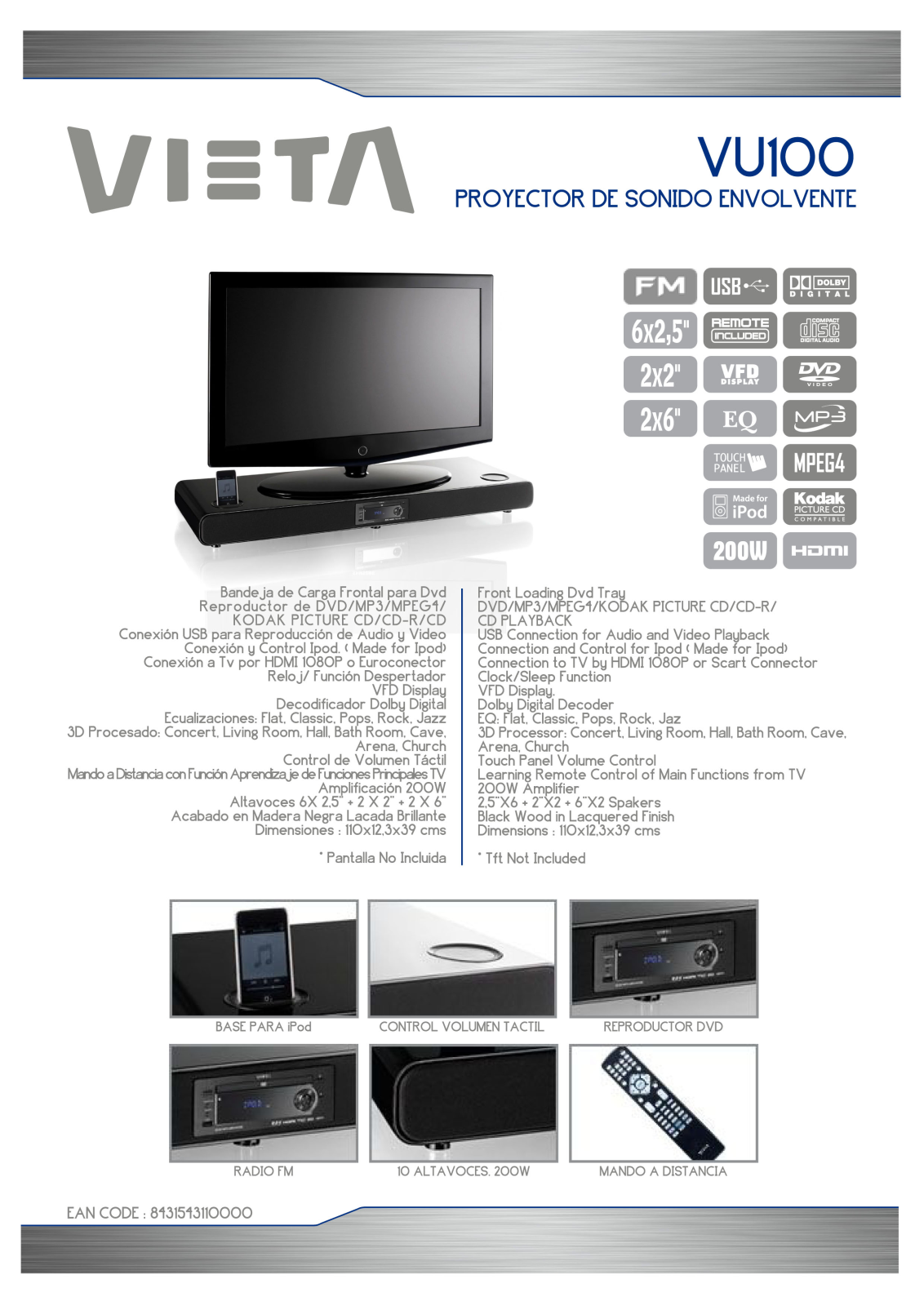 Vieta VU100 User Manual