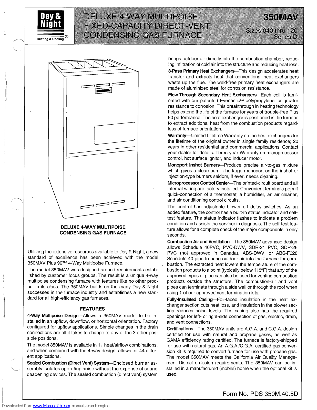 Day and Night 350MAV Installation Manual