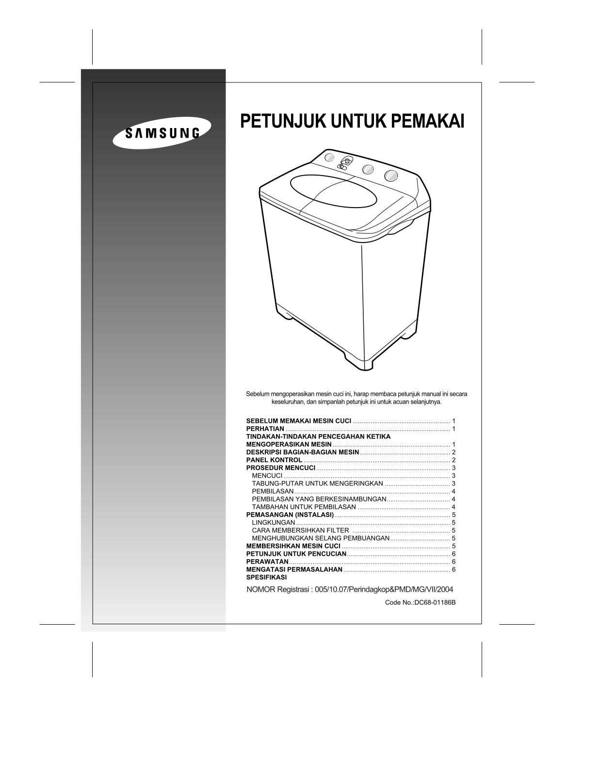 Samsung WT80S3 User Manual