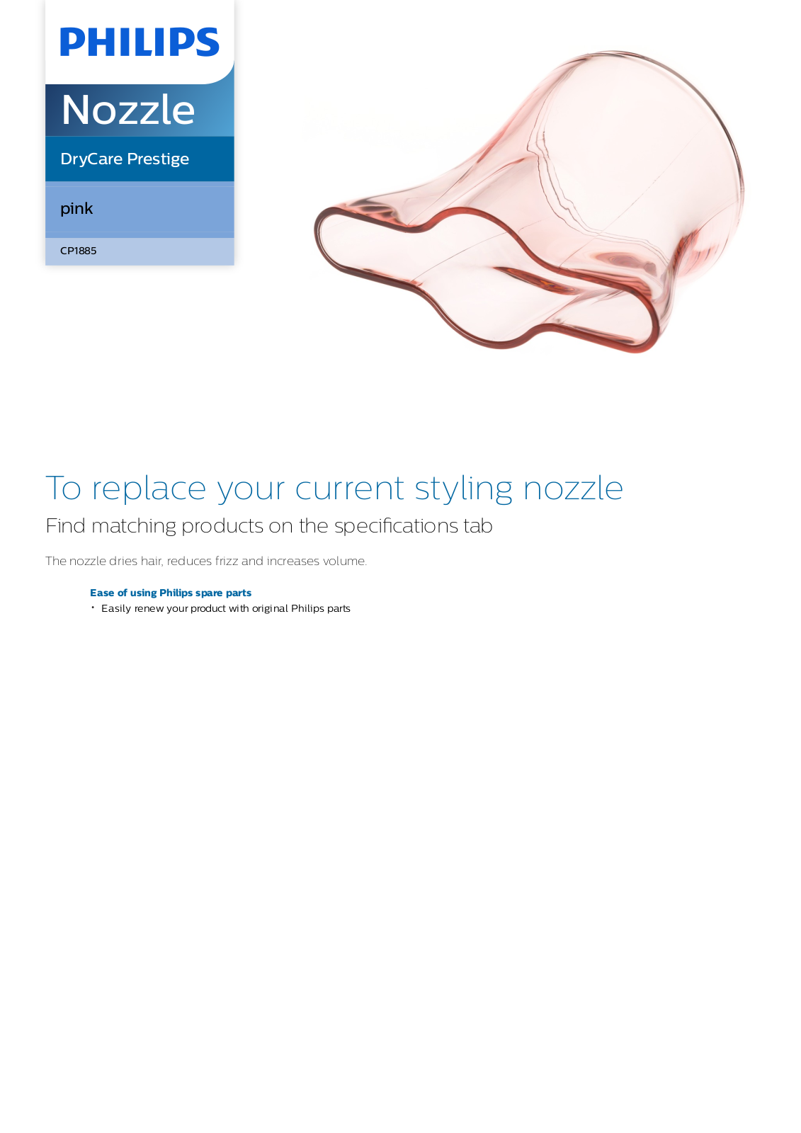 Philips CP1885/01 leaflet - ManualMachine.com