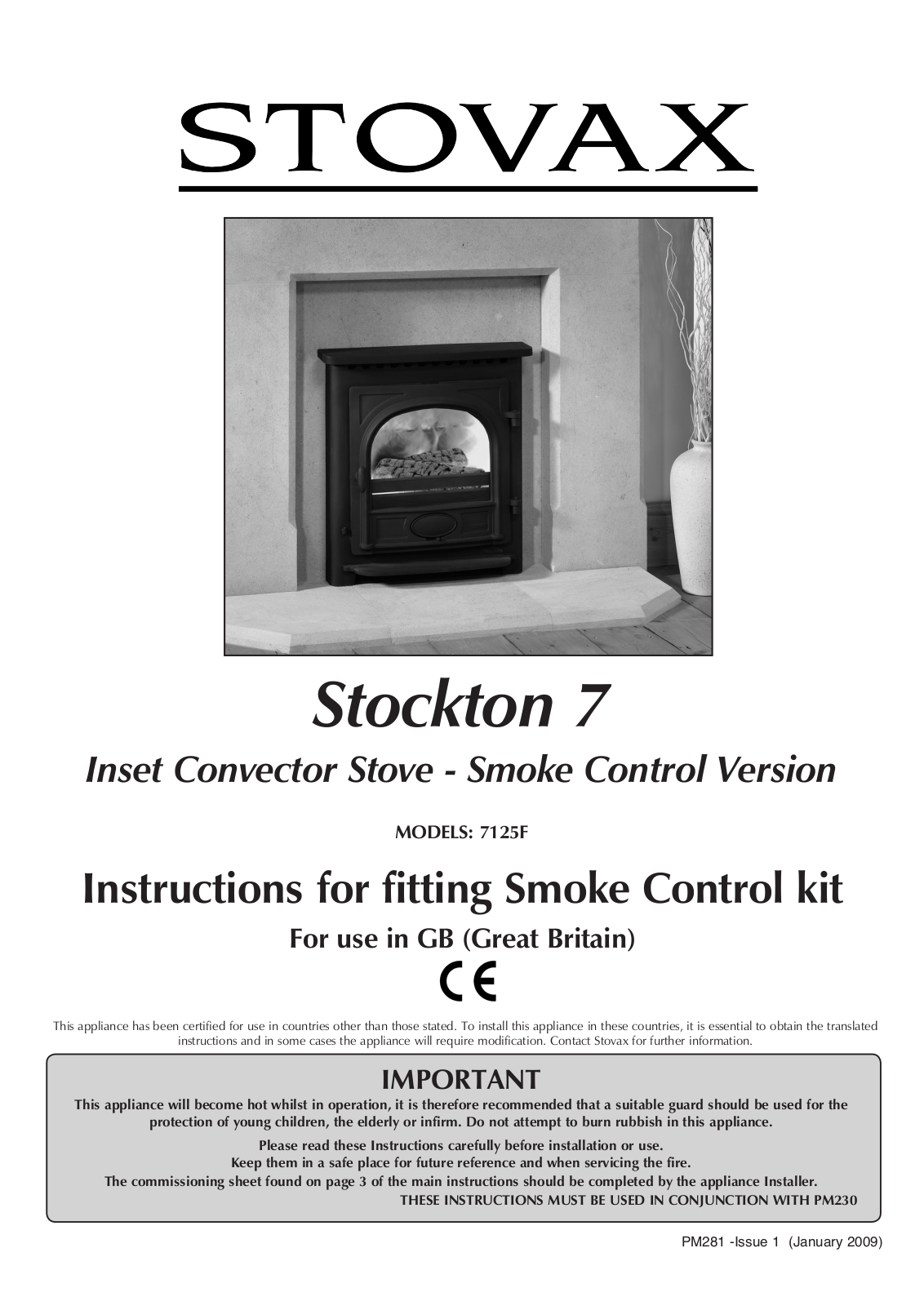 Stovax Stockton 7 User Manual