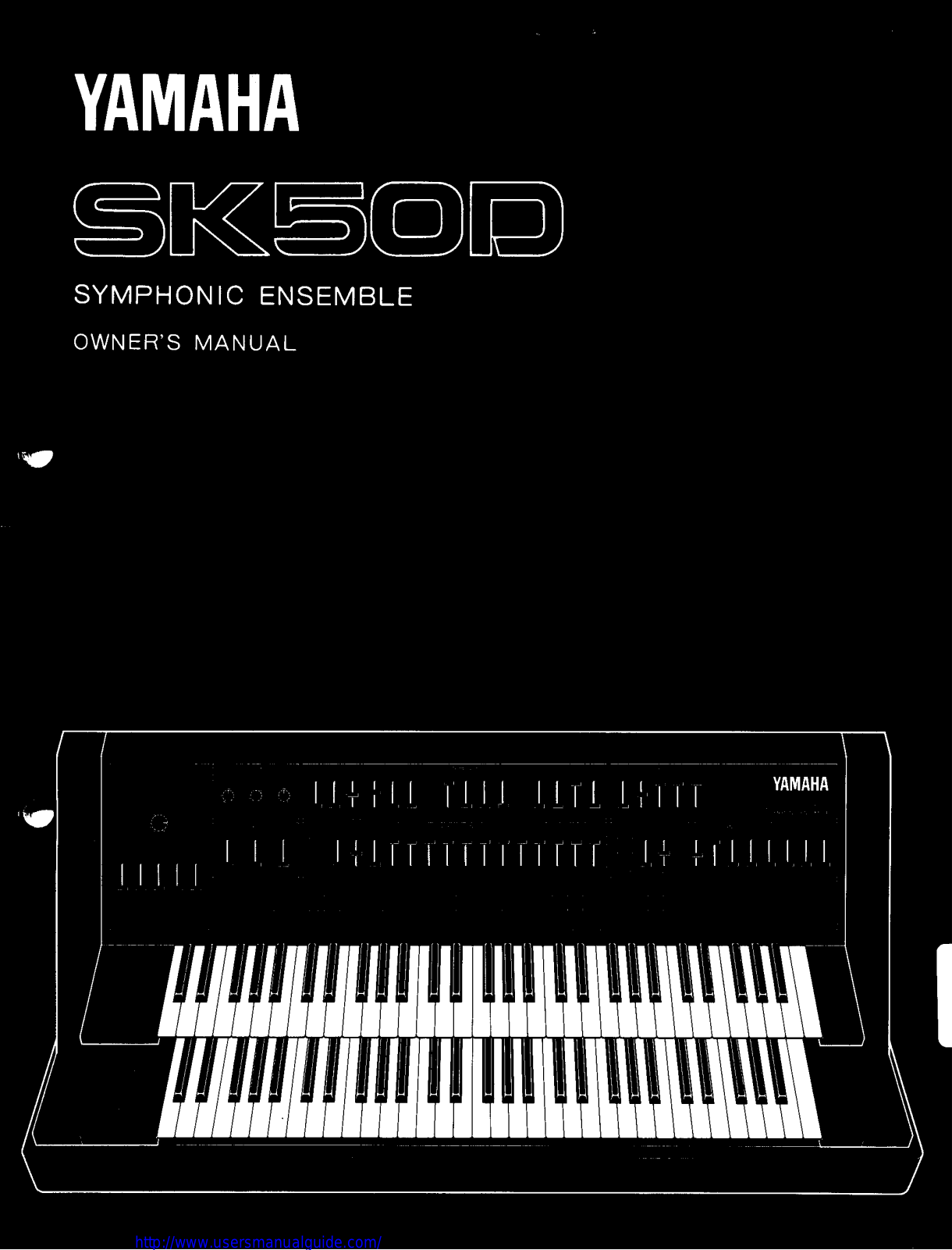 Yamaha Audio SK50D User Manual