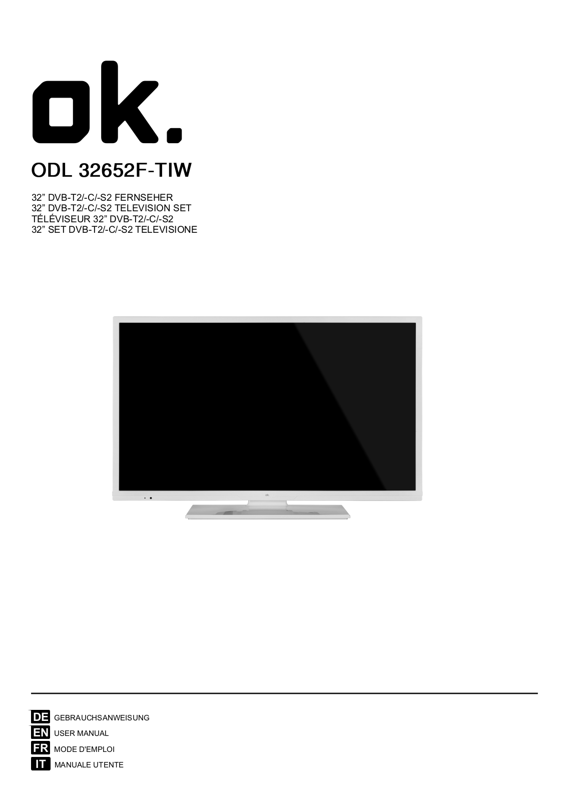 OK. ODL 32652F-TIW User guide - ManualMachine.com