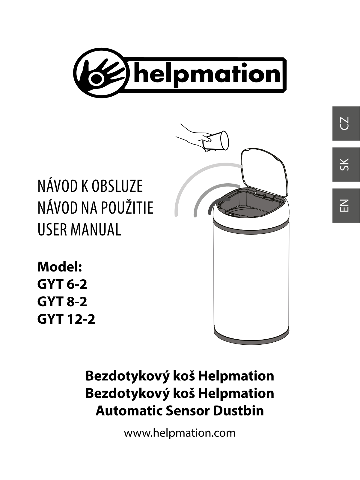 Helpmation GYT6-2, GYT8-2 User Manual