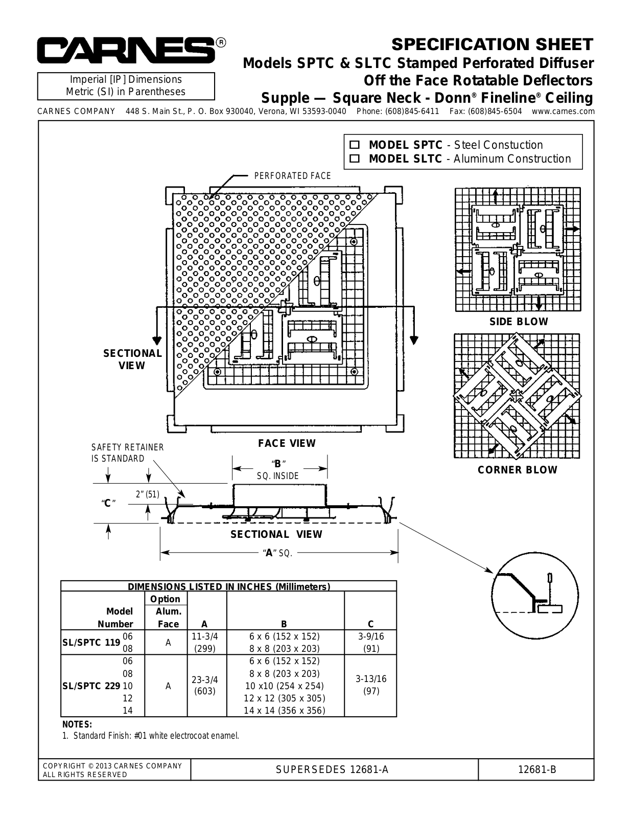 Carnes SLTC 119 User Manual - ManualMachine.com