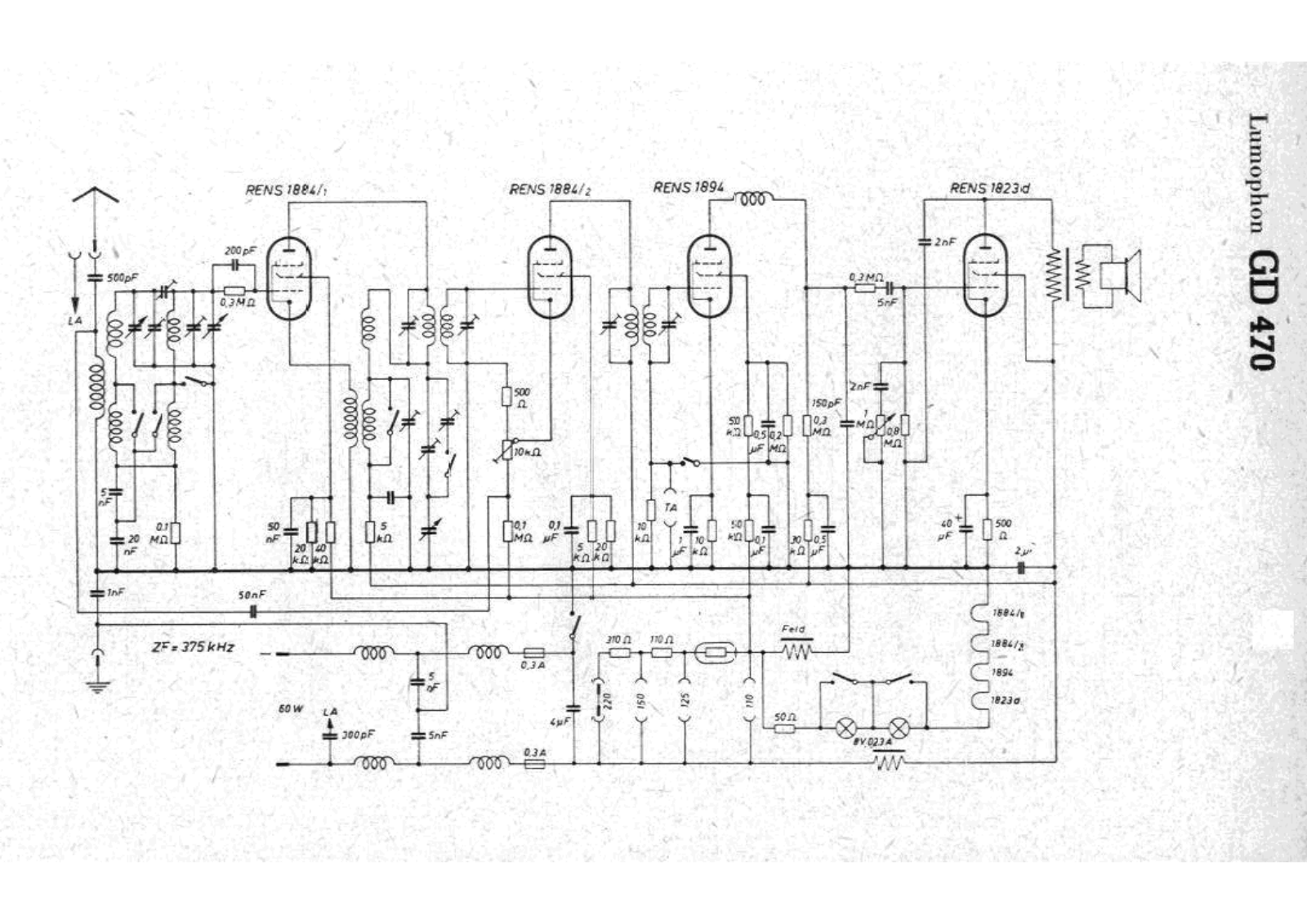Lumophon gd470 schematic - ManualMachine.com