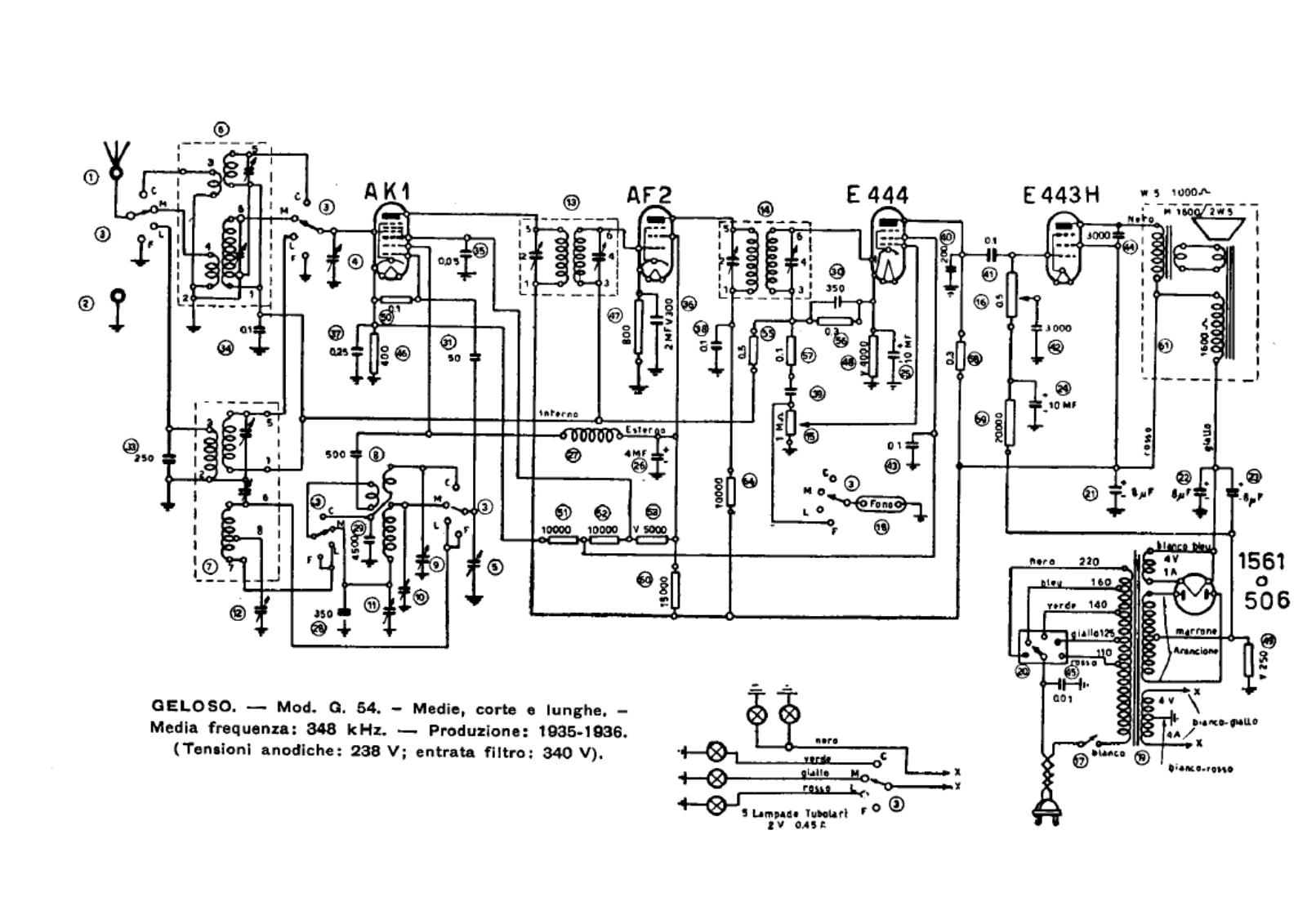 Geloso g54 schematic