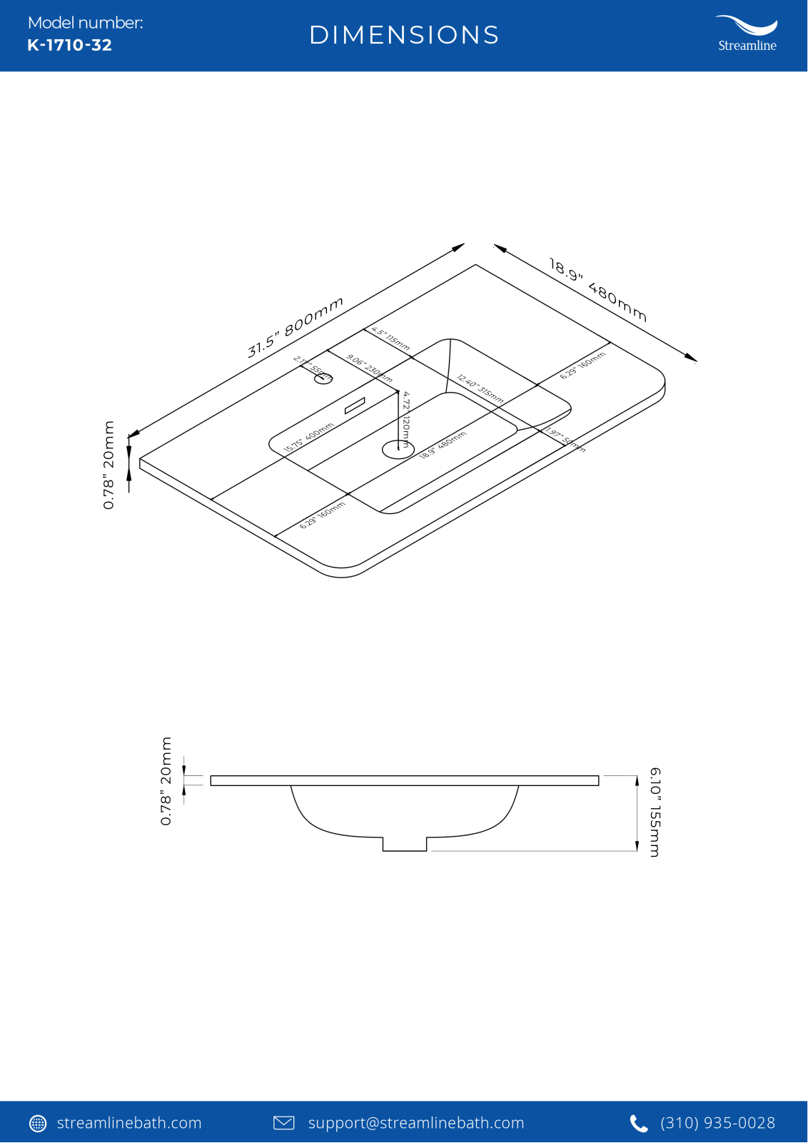 Streamline Bath SLBH7763 Specifications - ManualMachine.com