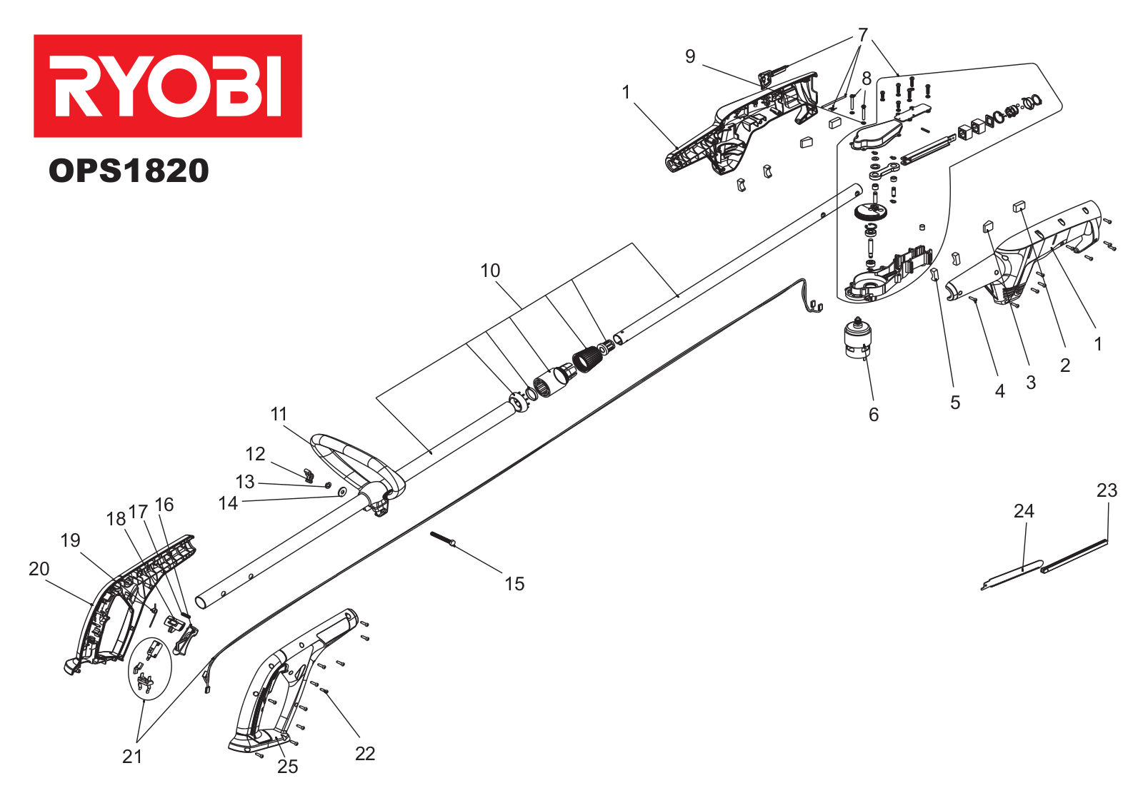 Ryobi OPS1820 User Manual