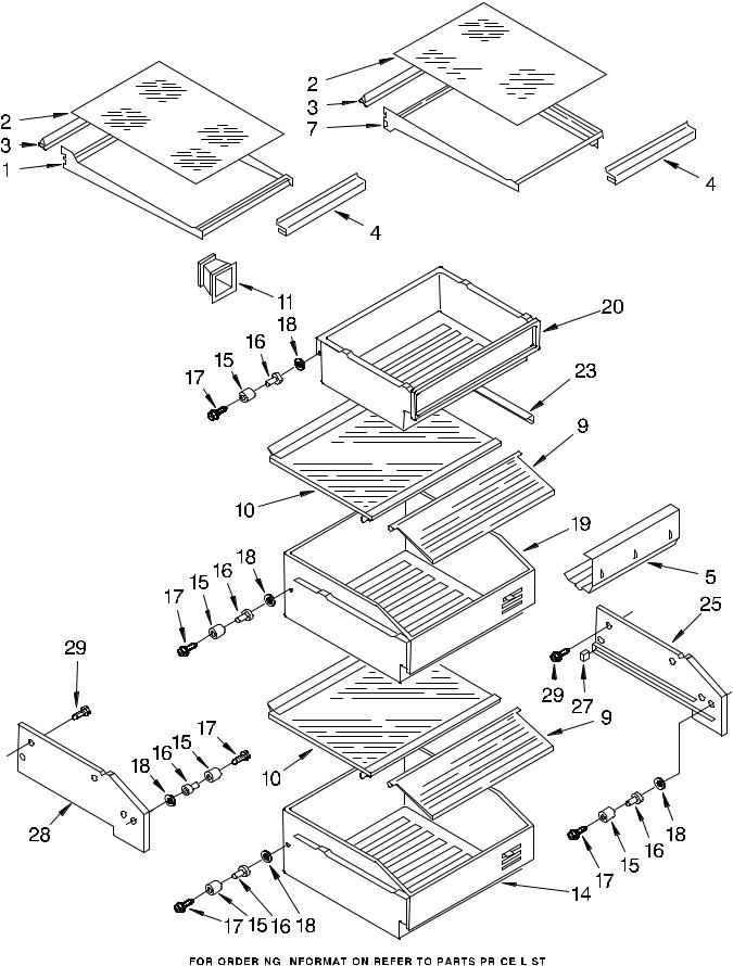 KitchenAid KSSS36DAX05 Parts List