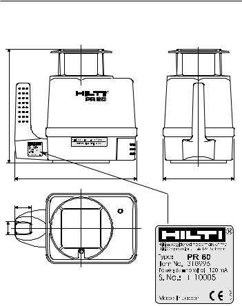 Hilti PR60, PA350 Manual