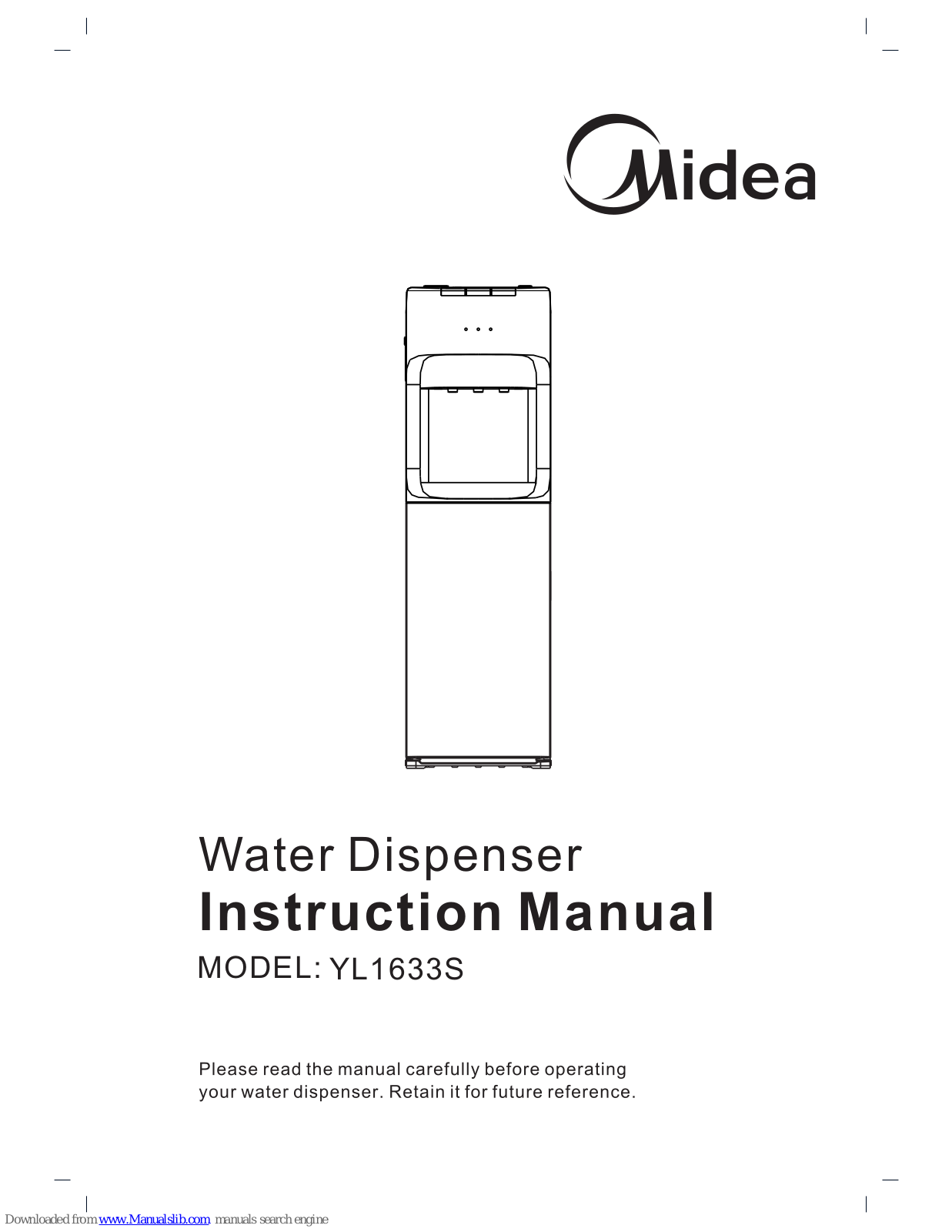 Midea YL1633S Instruction Manual