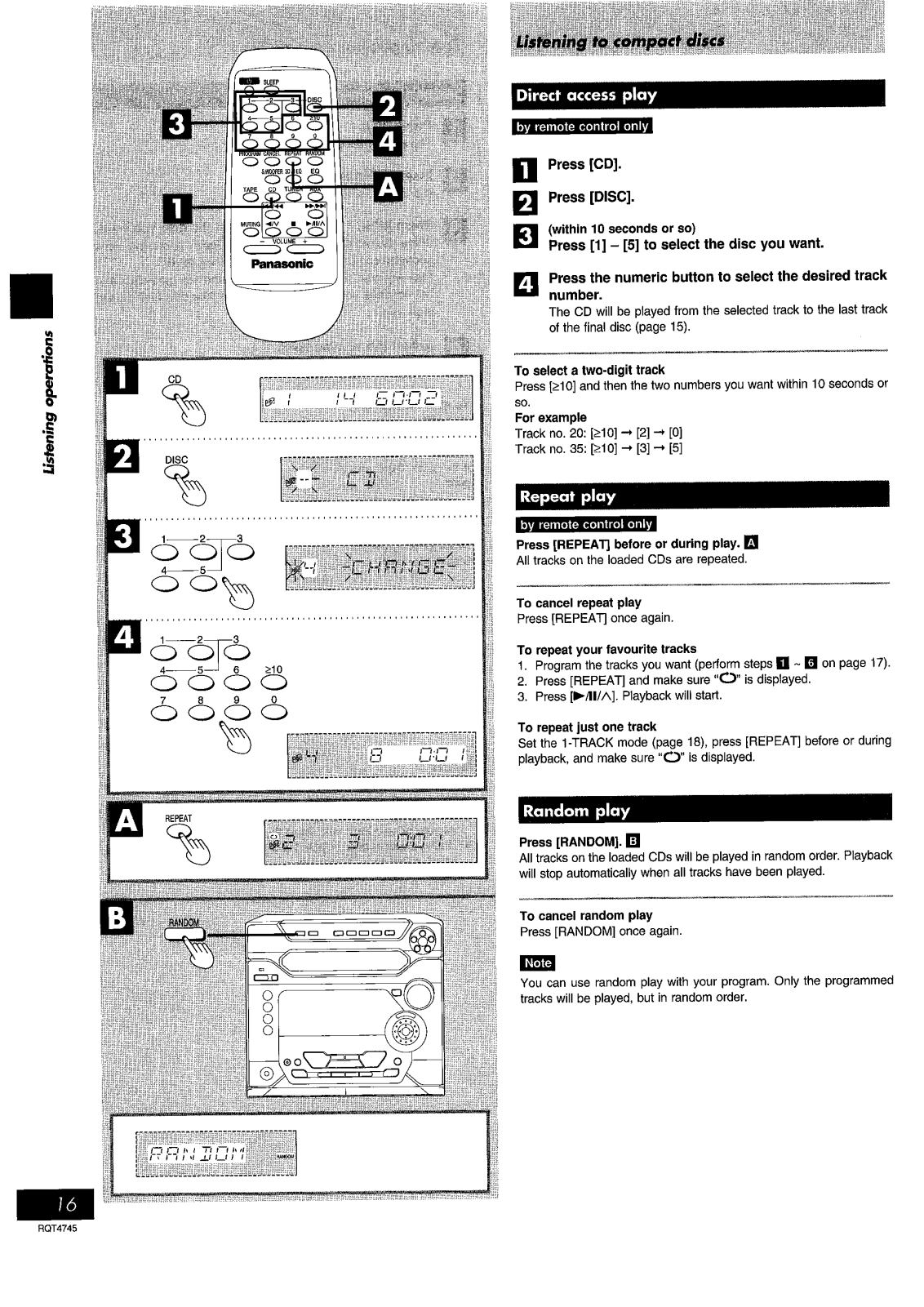 Panasonic SC-AK47 User Manual