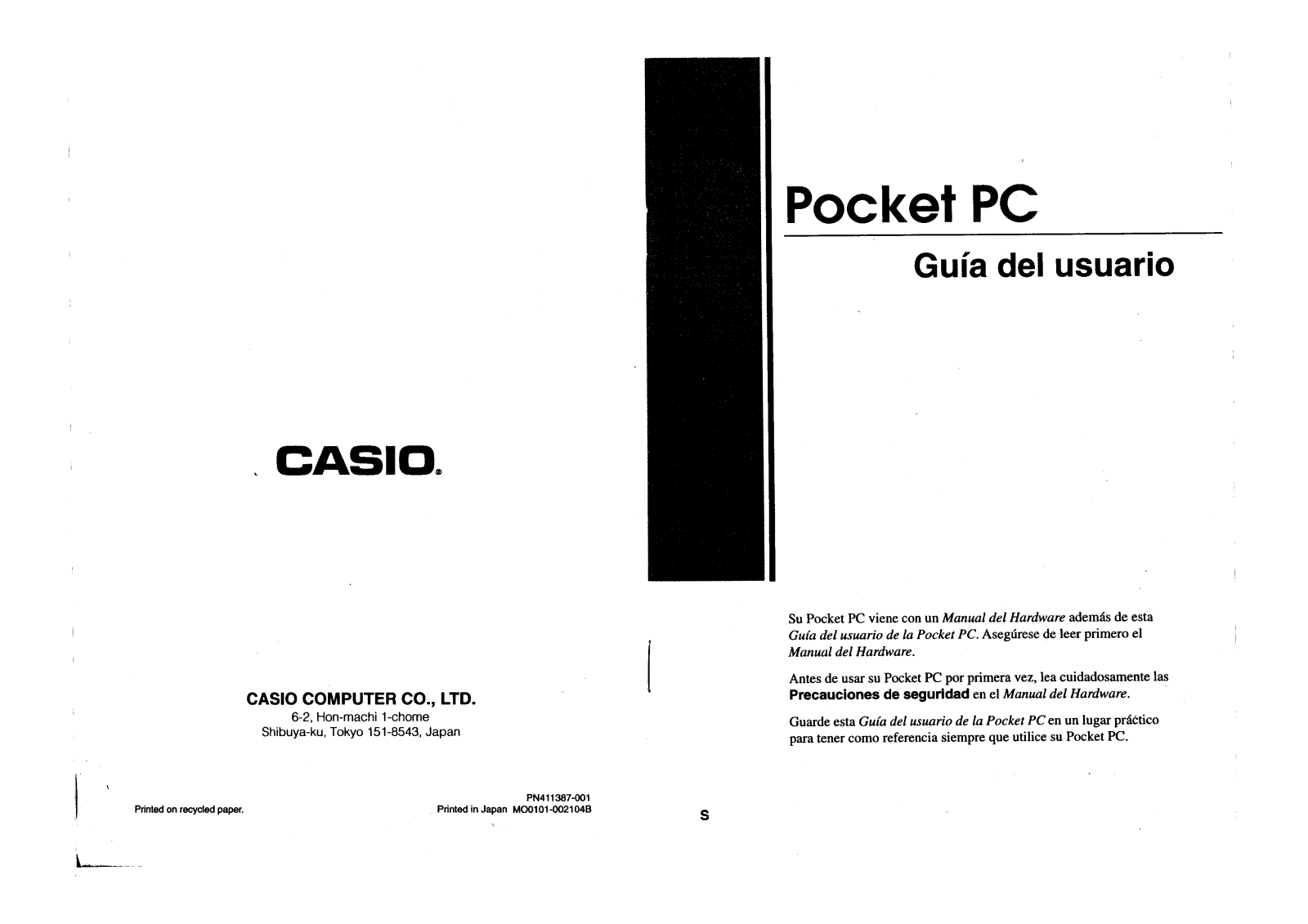 Casio E505S User Manual