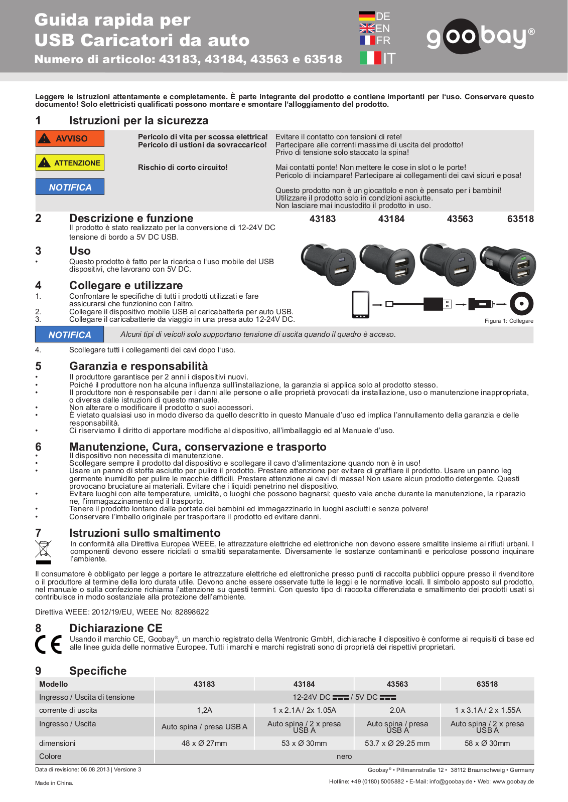 Goobay 43183 User guide