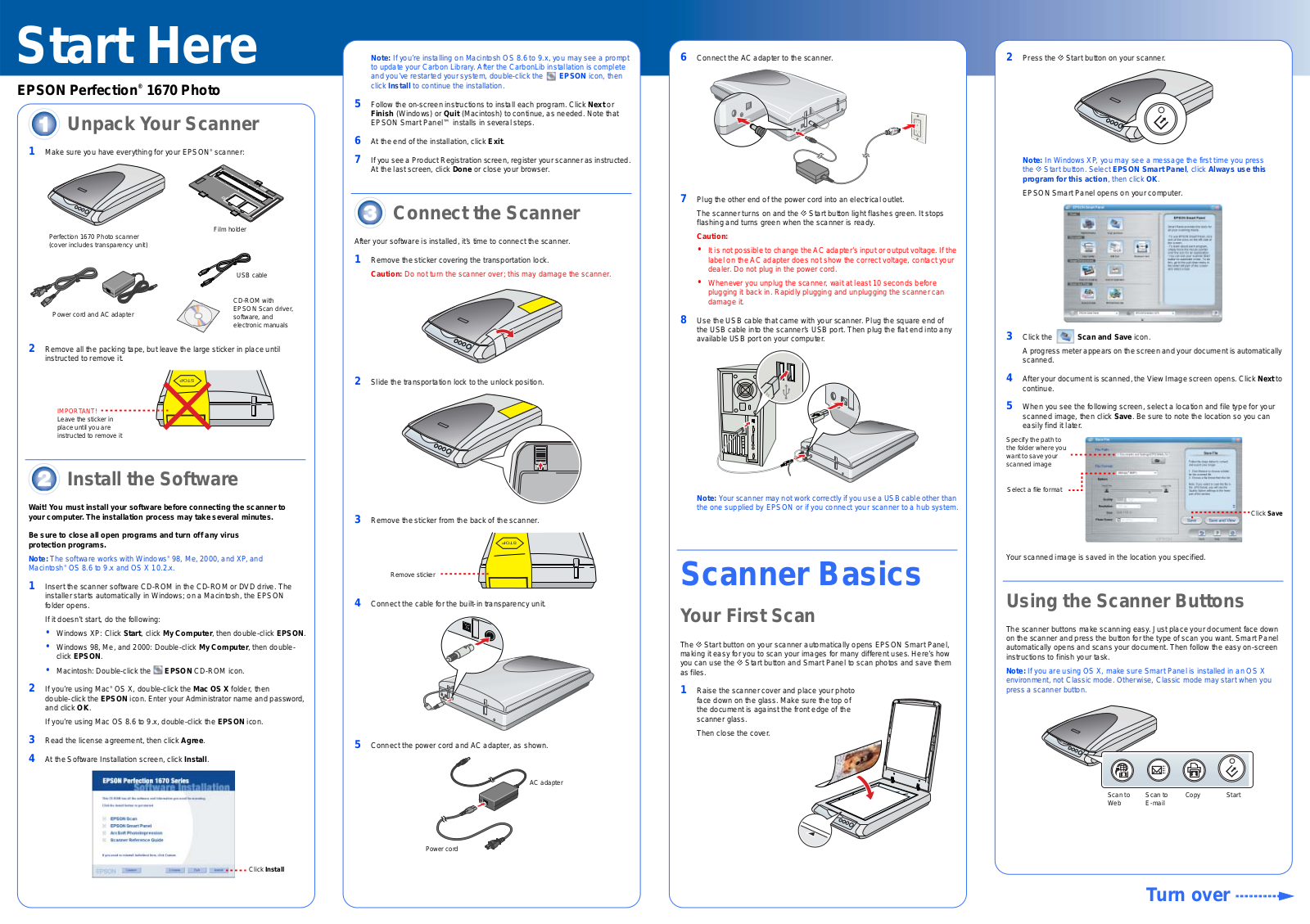 Epson Perfection Photo Scaner 1670 User Manual