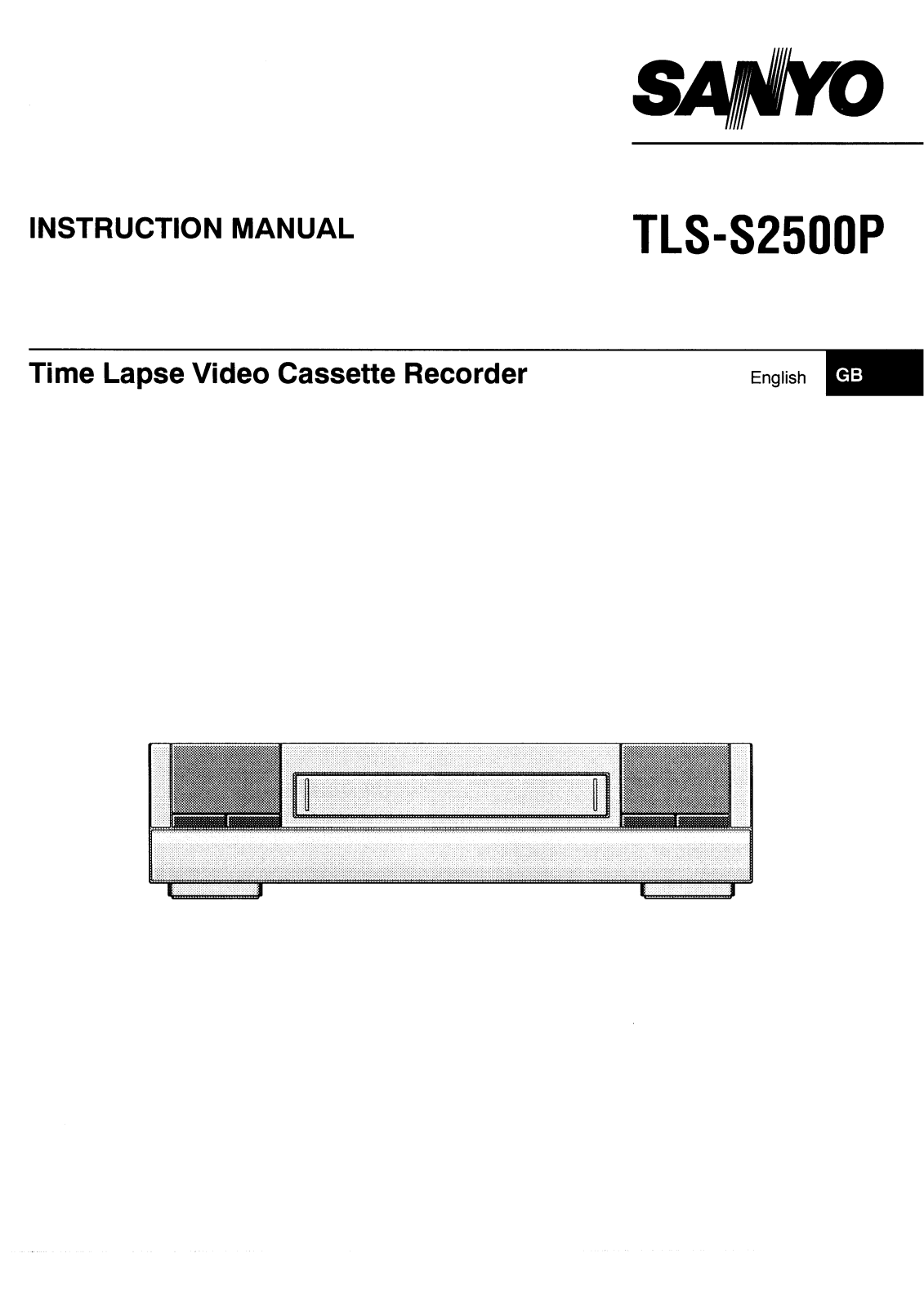 Sanyo TLS-S2500P Instruction Manual