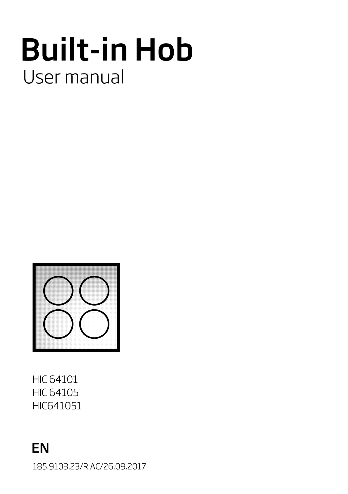 Beko HIC 64101 User manual