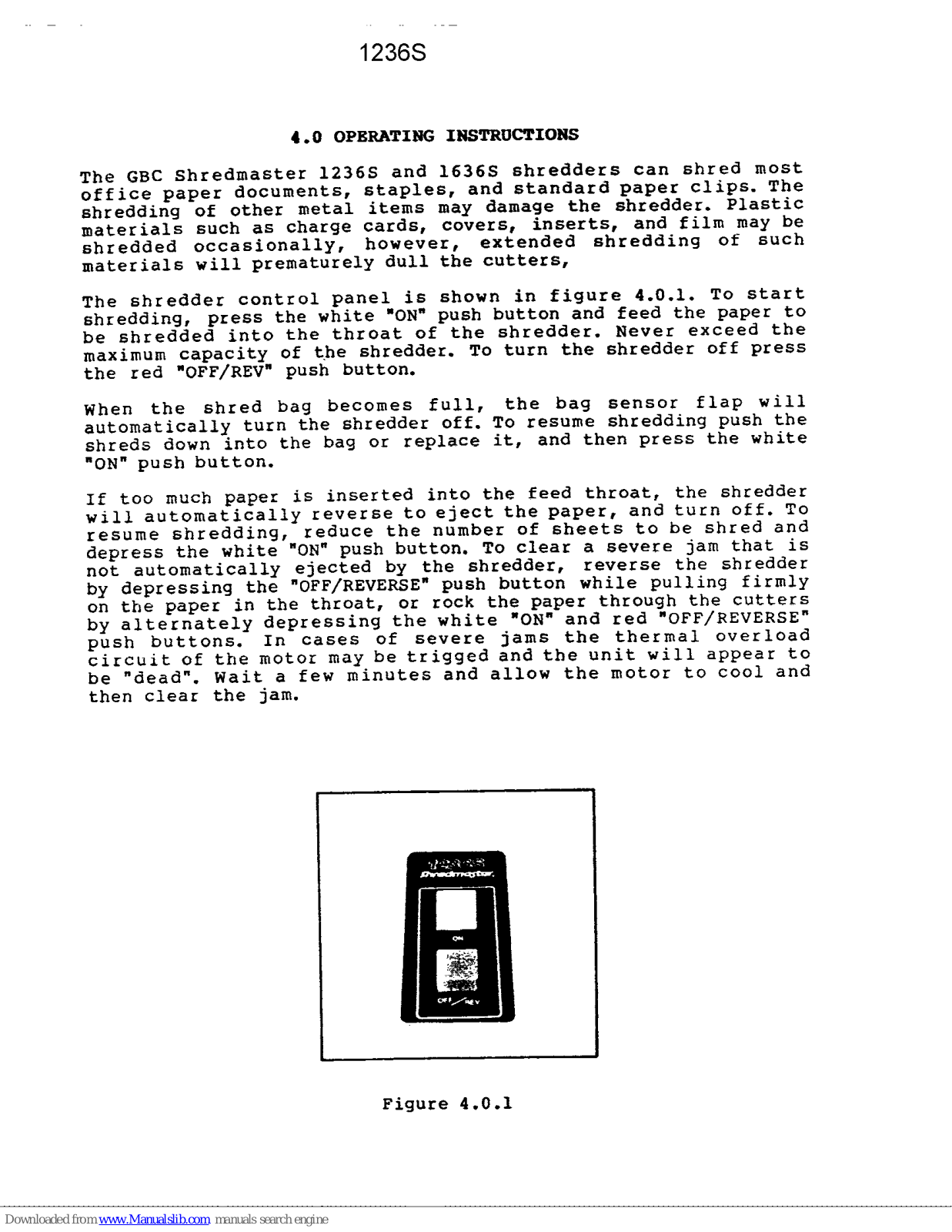 GBC Shredmaster 1236S, Shredmaster 1636S User Manual