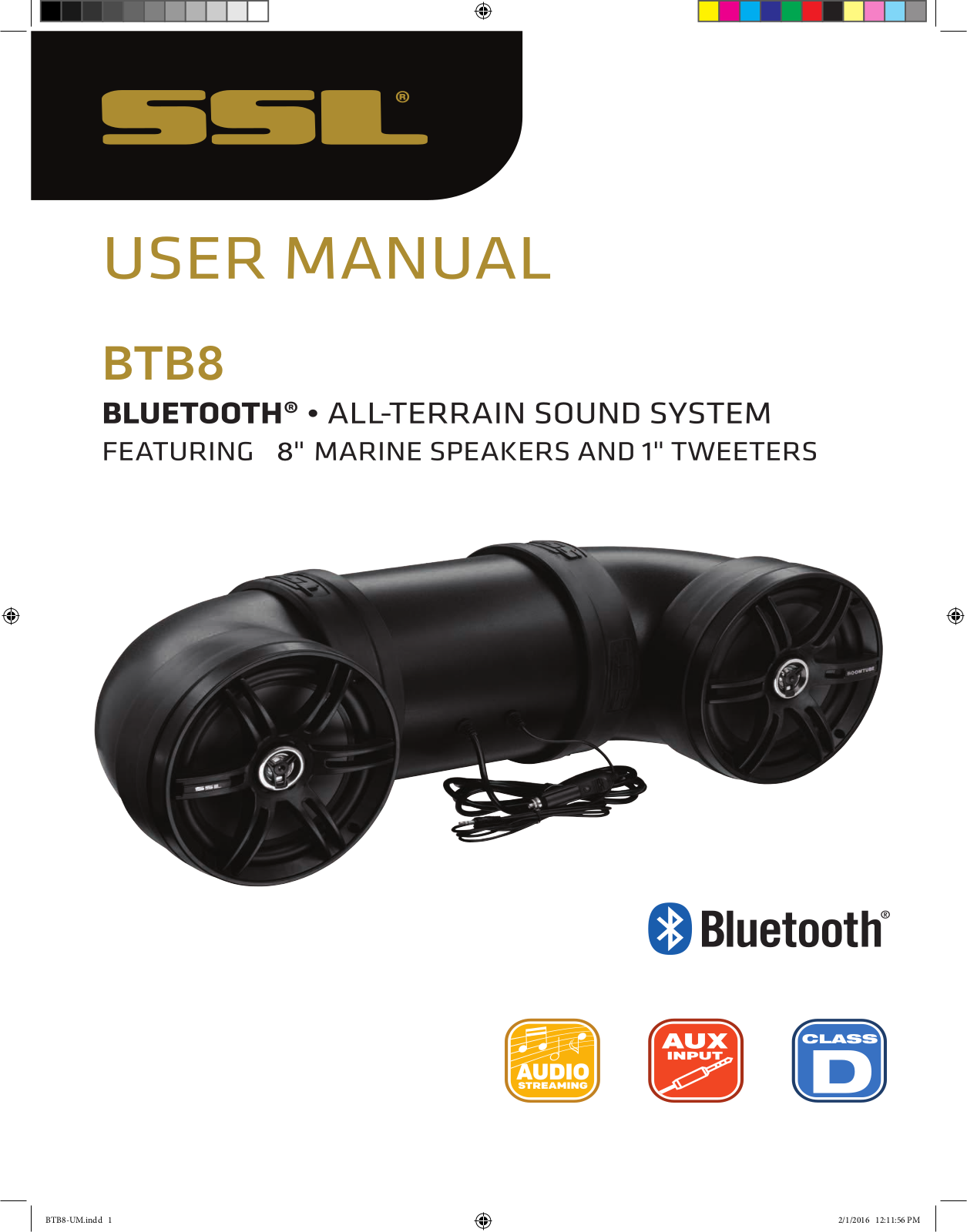 Ssl BTB8 User Manual