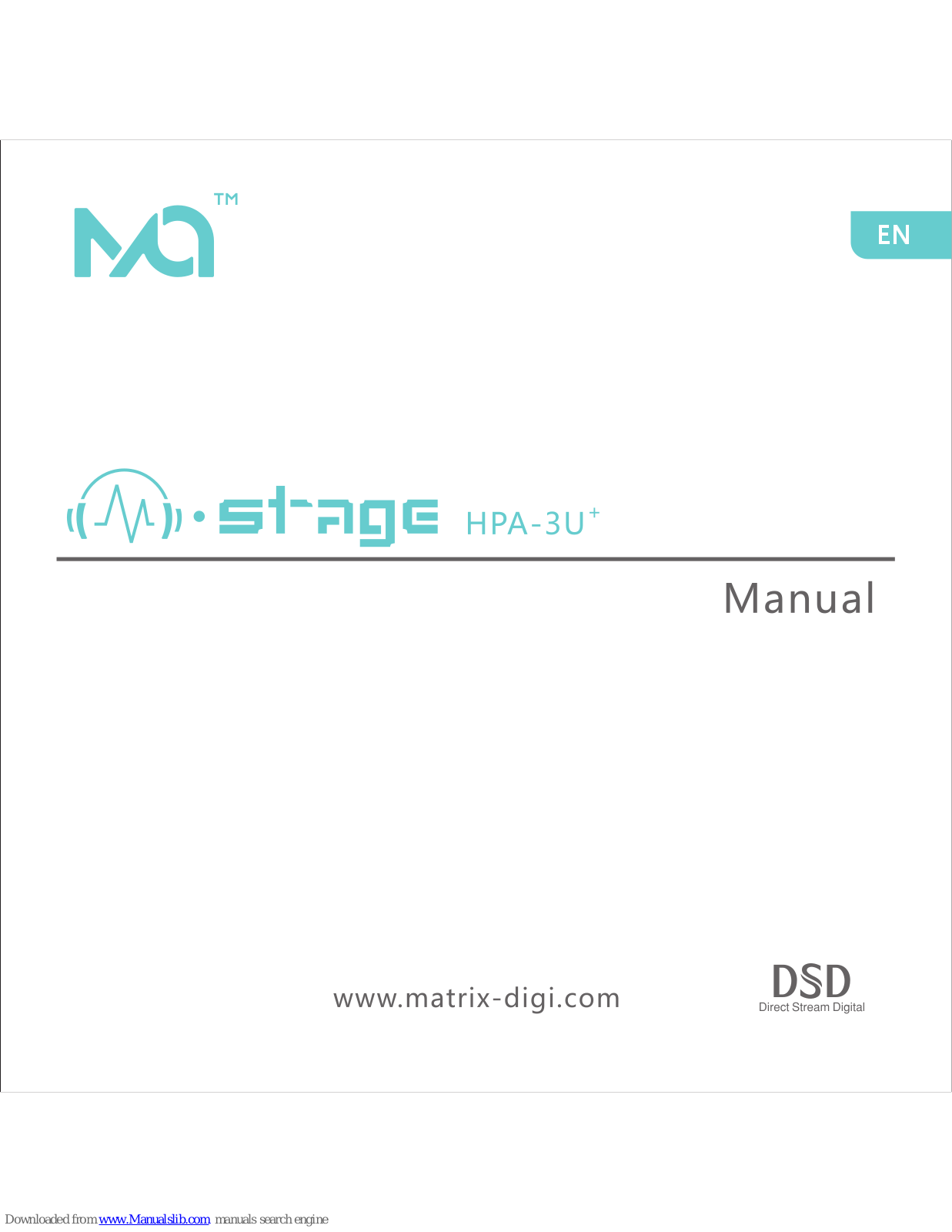 Matrix M-Stage HPA-3U User Manual