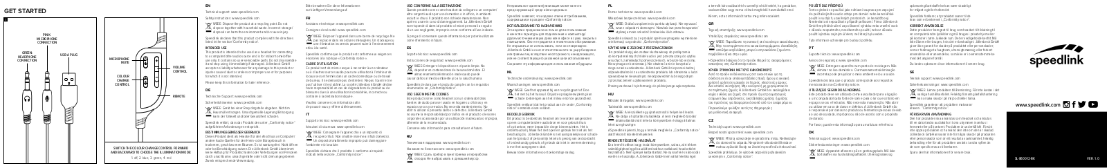 Speedlink SL-860012-BK User manual