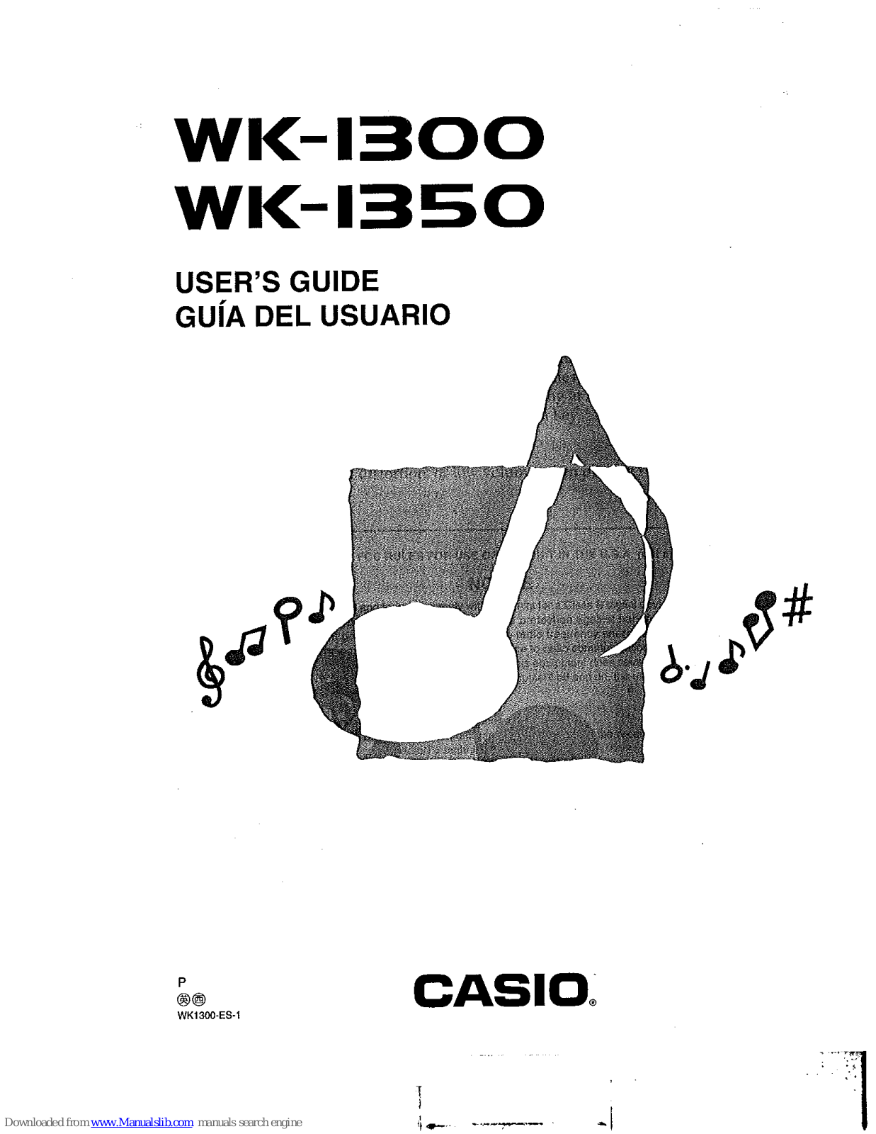 Casio WK-1350, WK-1300 User Manual