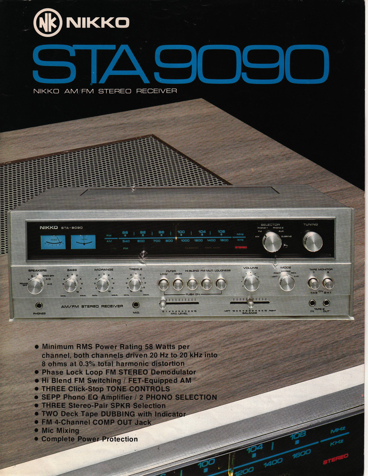 Nikko Audio STA-9090 Brochure