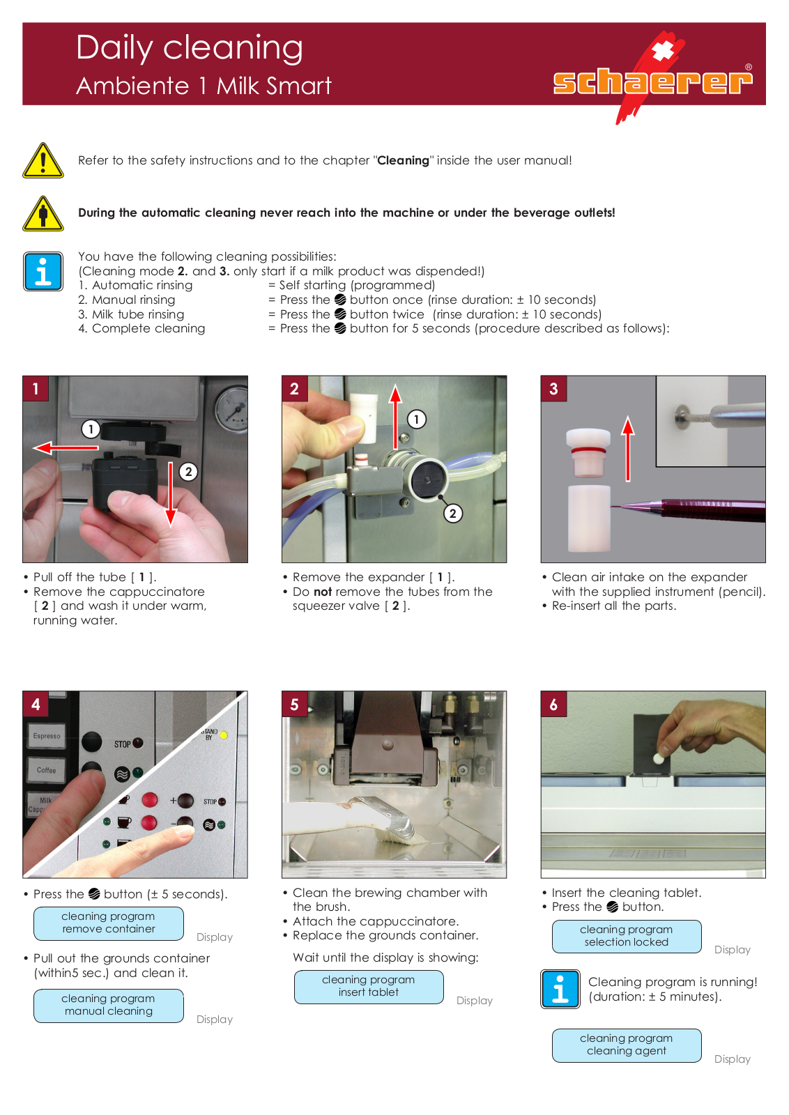 Schaerer Ambiente 1 User Manual