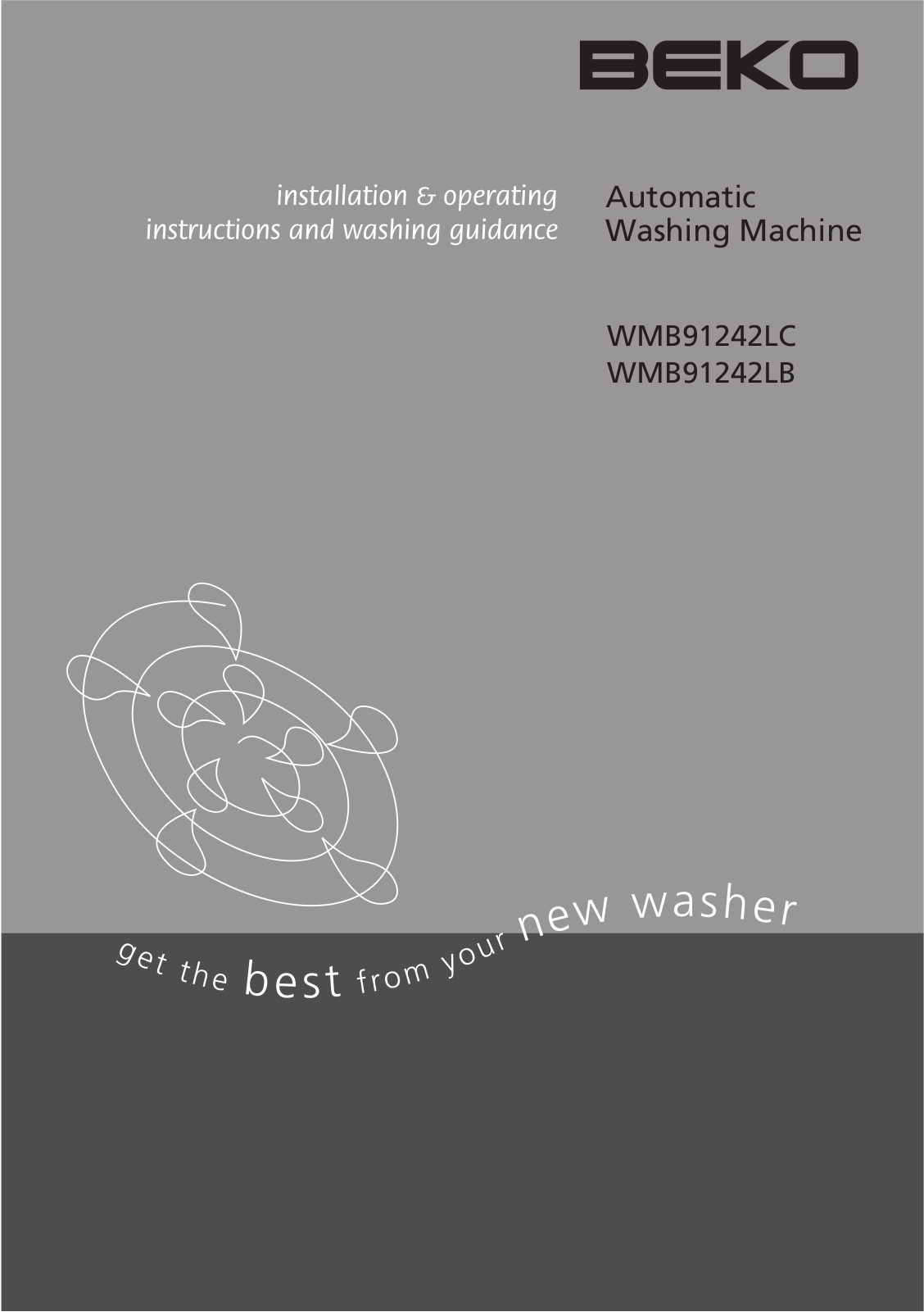 Beko WMB91242LB, WMB91242LC User Manual