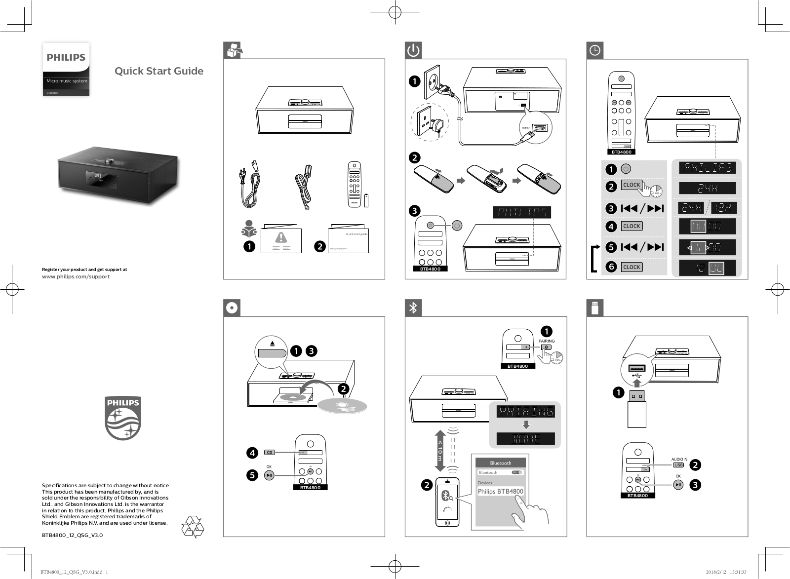 PHILIPS BTB4800 User Manual