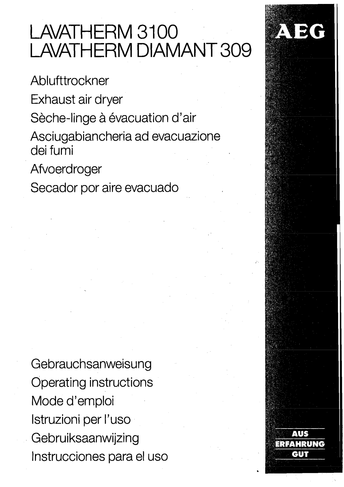 AEG LTHDIAMANT 3100 User Manual