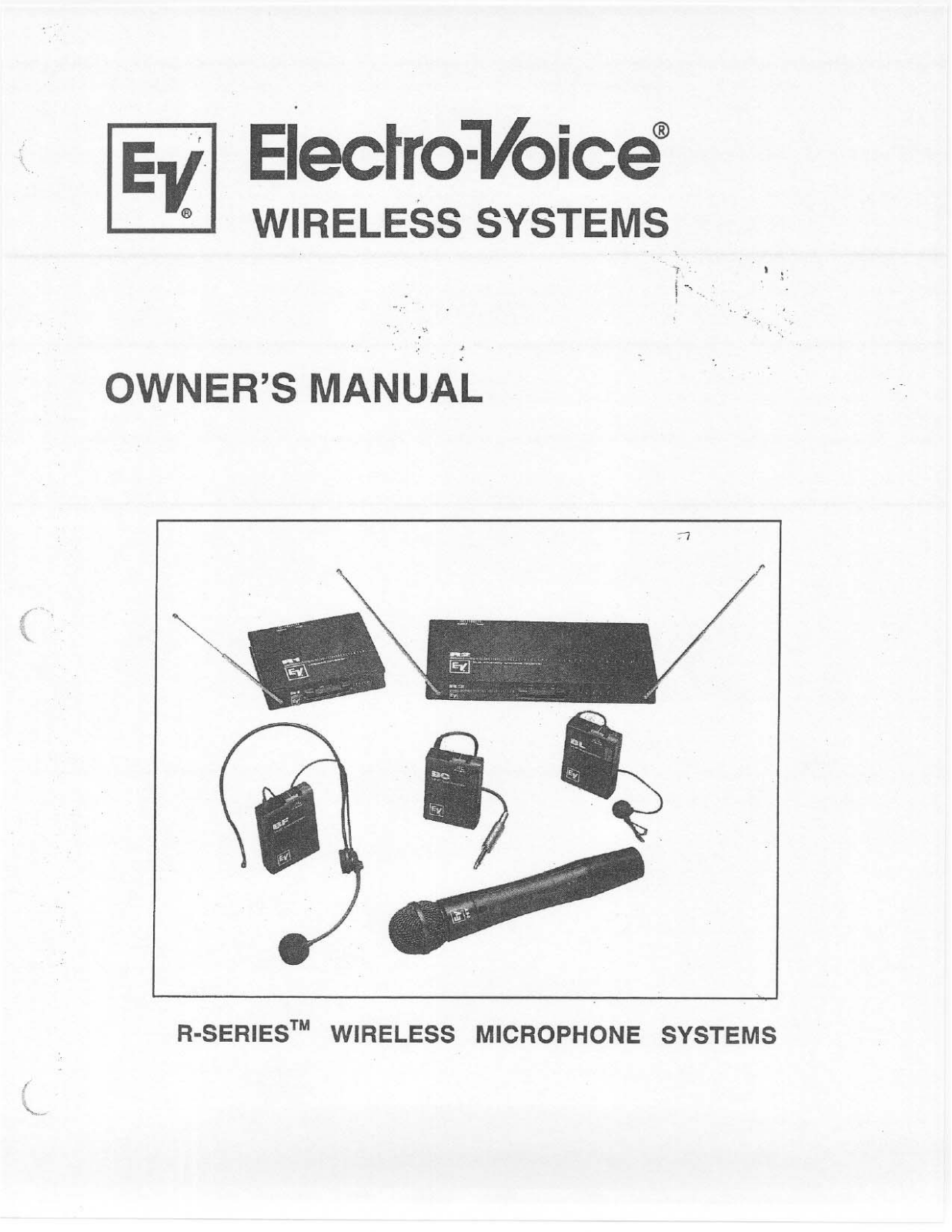 Electro-Voice R-Series User Manual