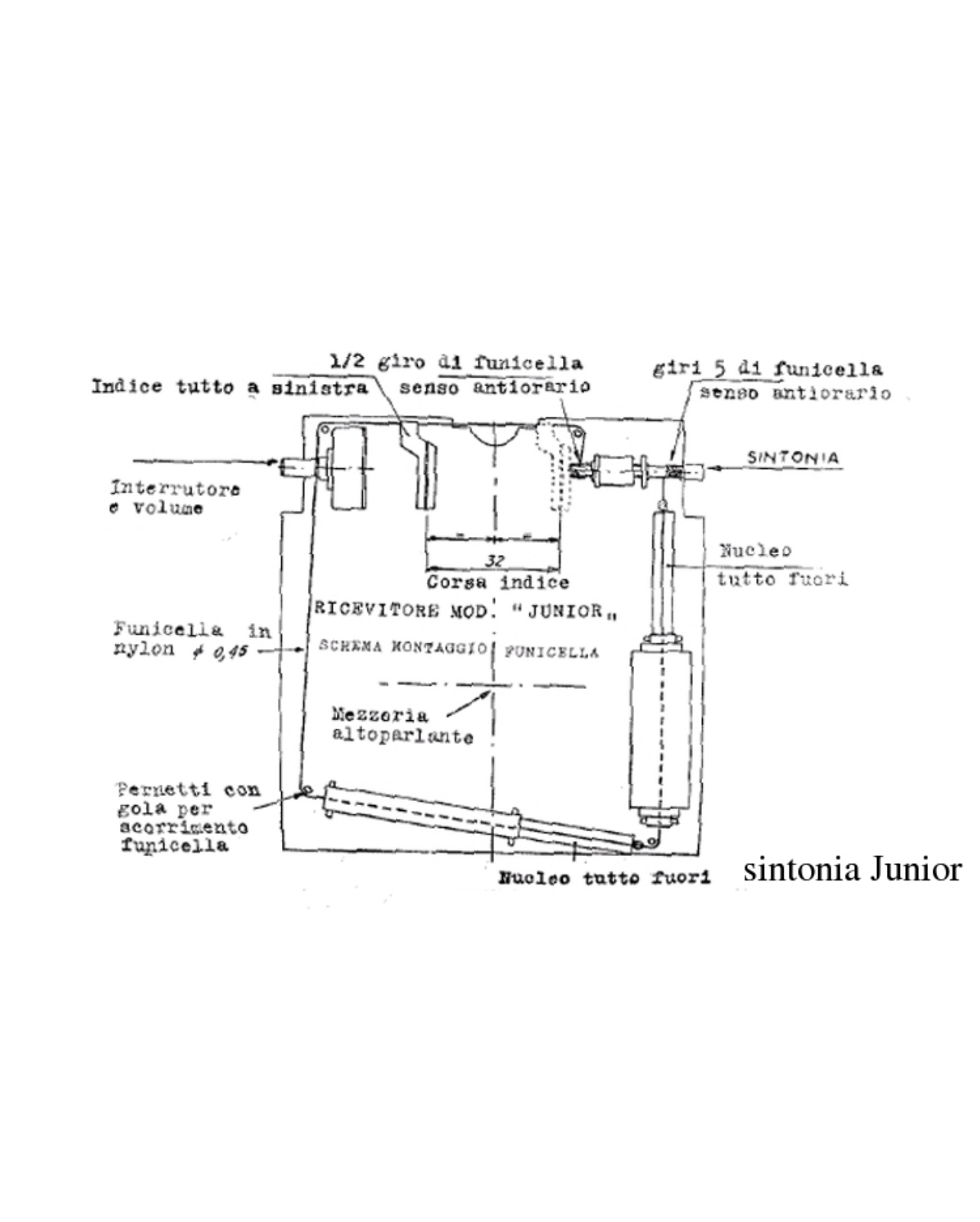 Allocchio Bacchini junior 2 schematic