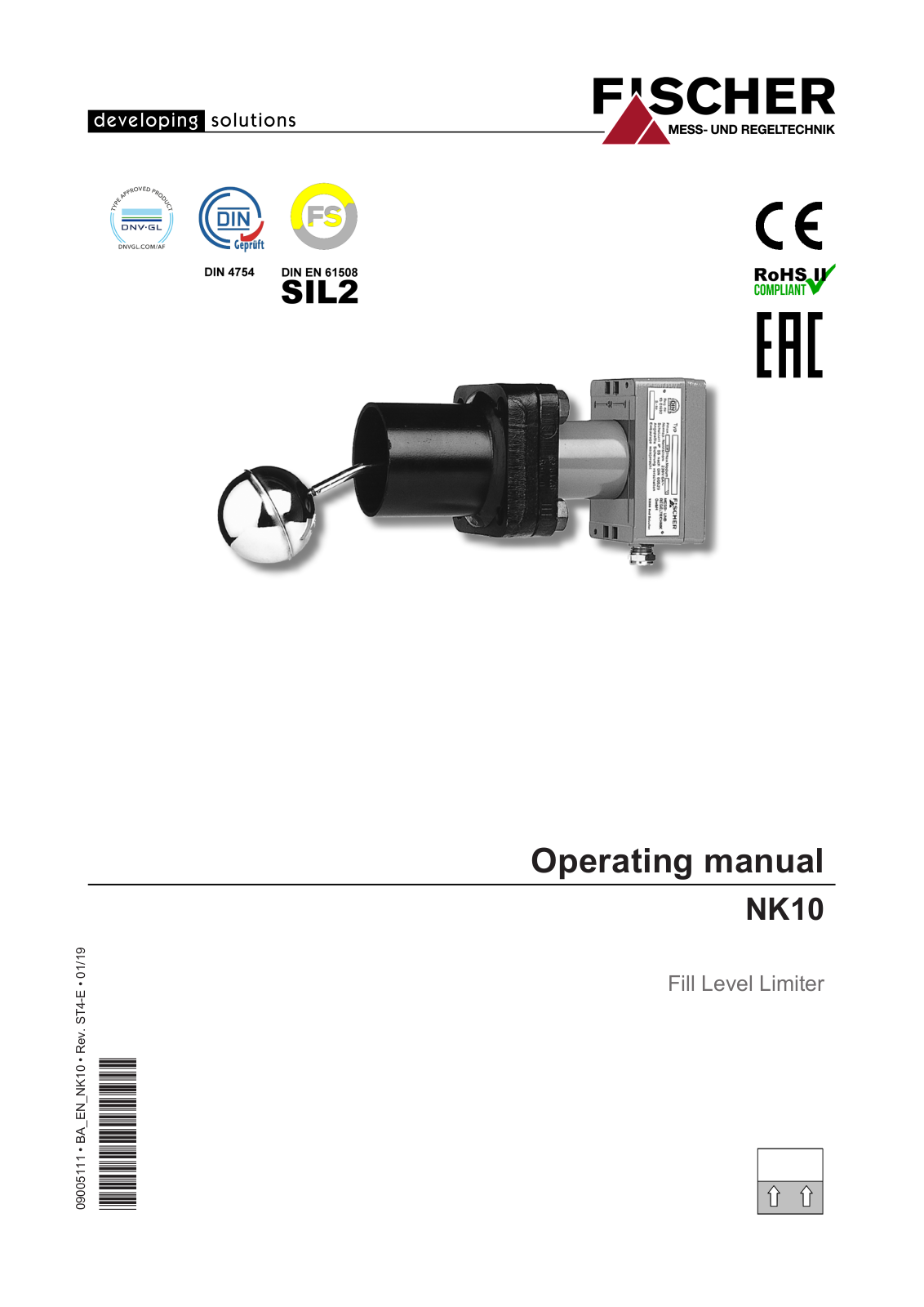 FISCHER NK10 Series, NK10 1, NK10 2, NK10 3, NK10 5 Operating Manual