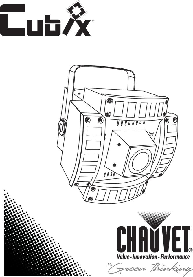 Chauvet CUBIX User Manual